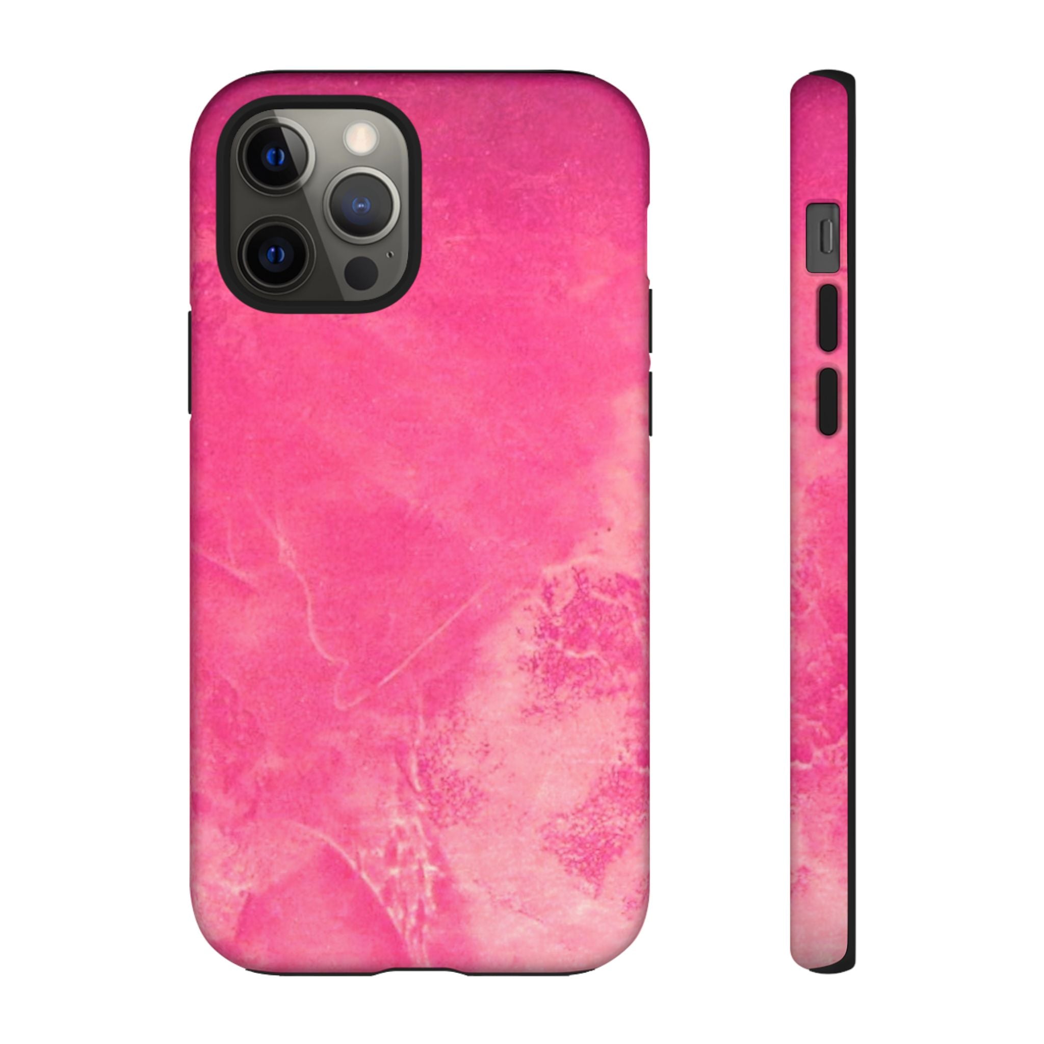 Phone Case - Pink Abstract Art Design - durable & stylish