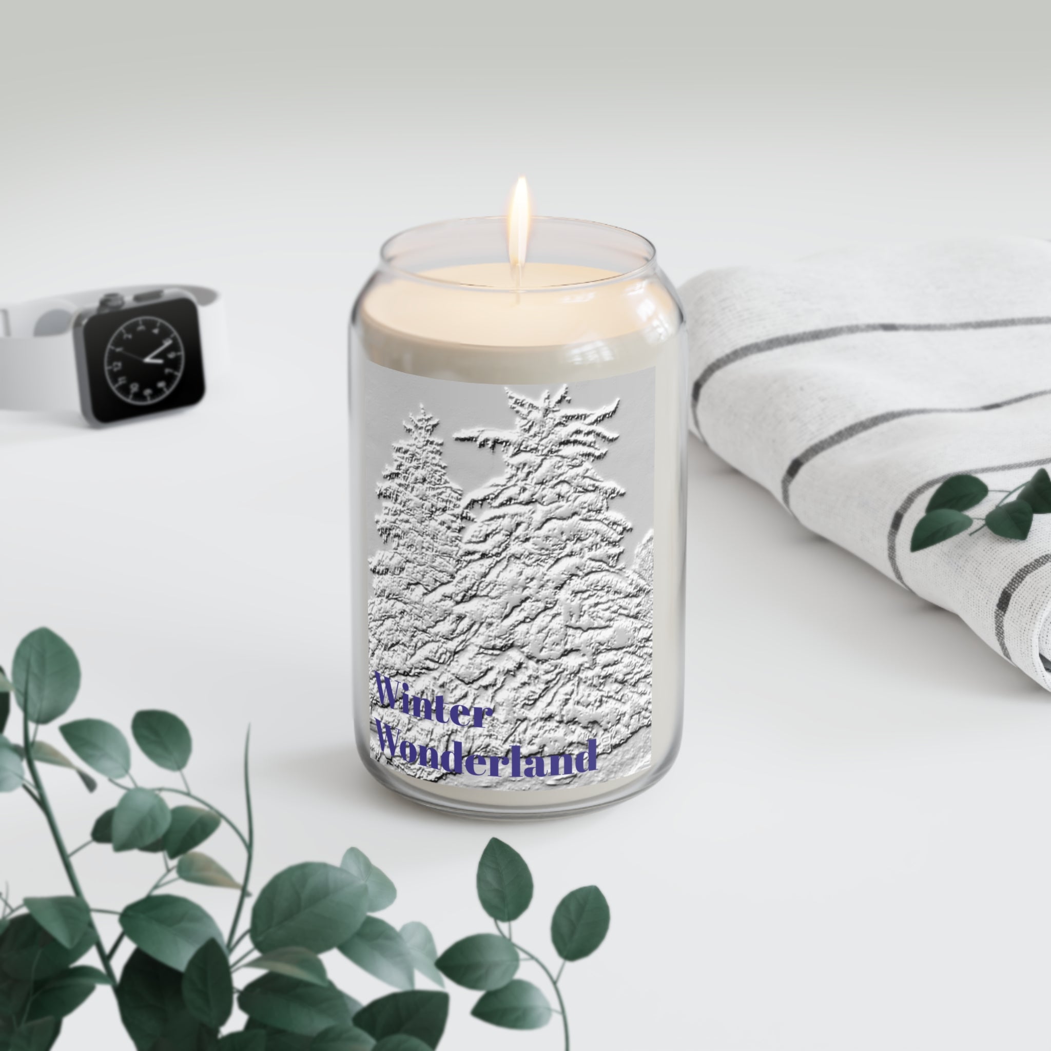 Scented Soy Candle - Beautiful Winter Wonderland by Studio Blitz 13.75oz