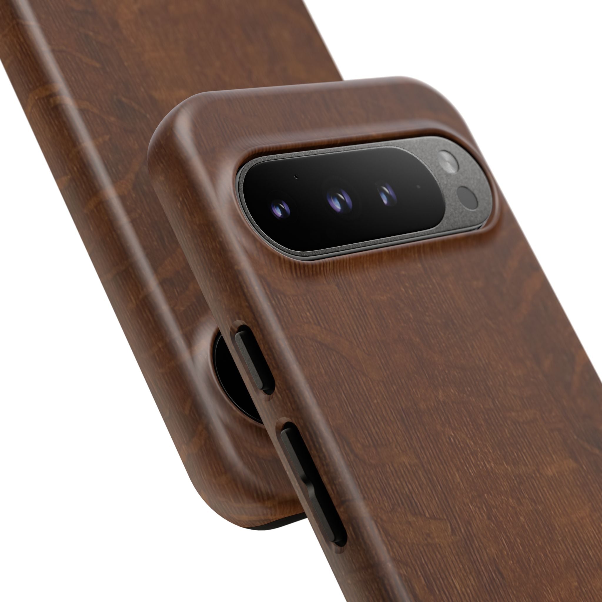 Phone case with 3D Wrap Unique Wood Grain Design - Tough and Durable in Glossy or Matte finish