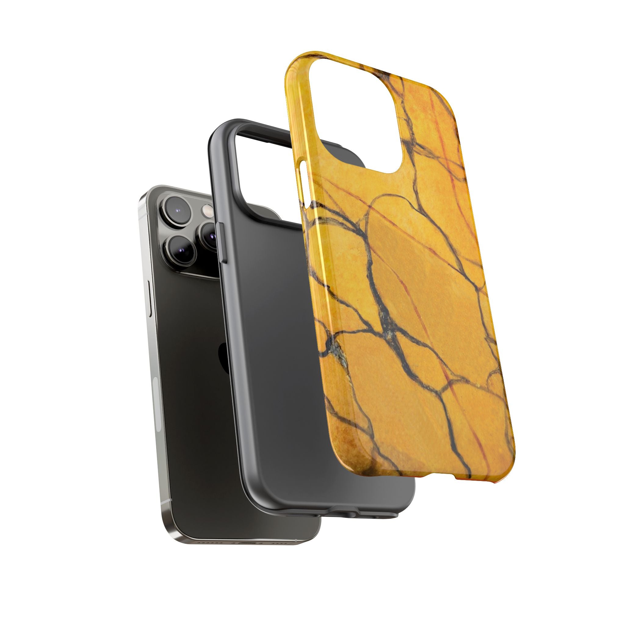 Phone Case - Sexy Gold Marble Design with Tough Protective Cover