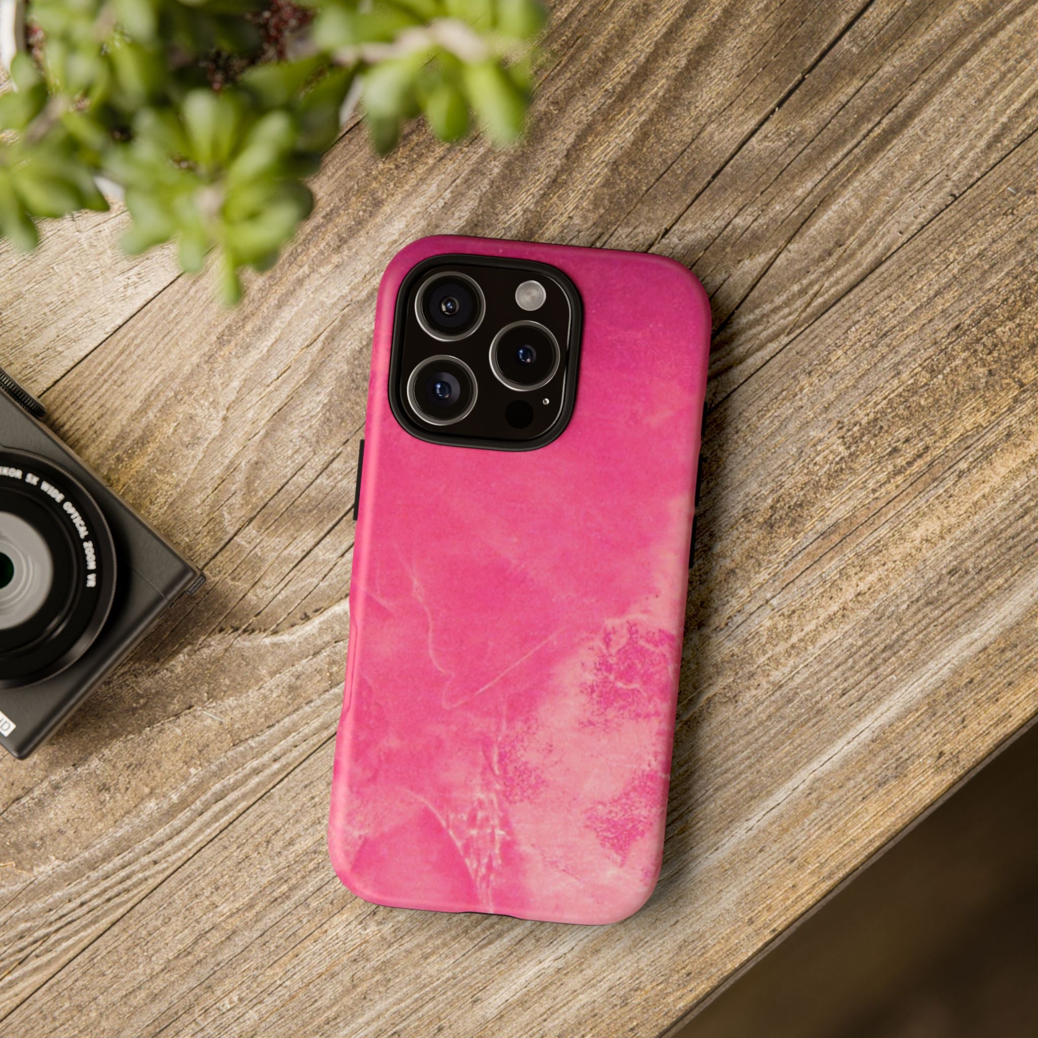 Phone Case - Pink Abstract Art Design - durable & stylish