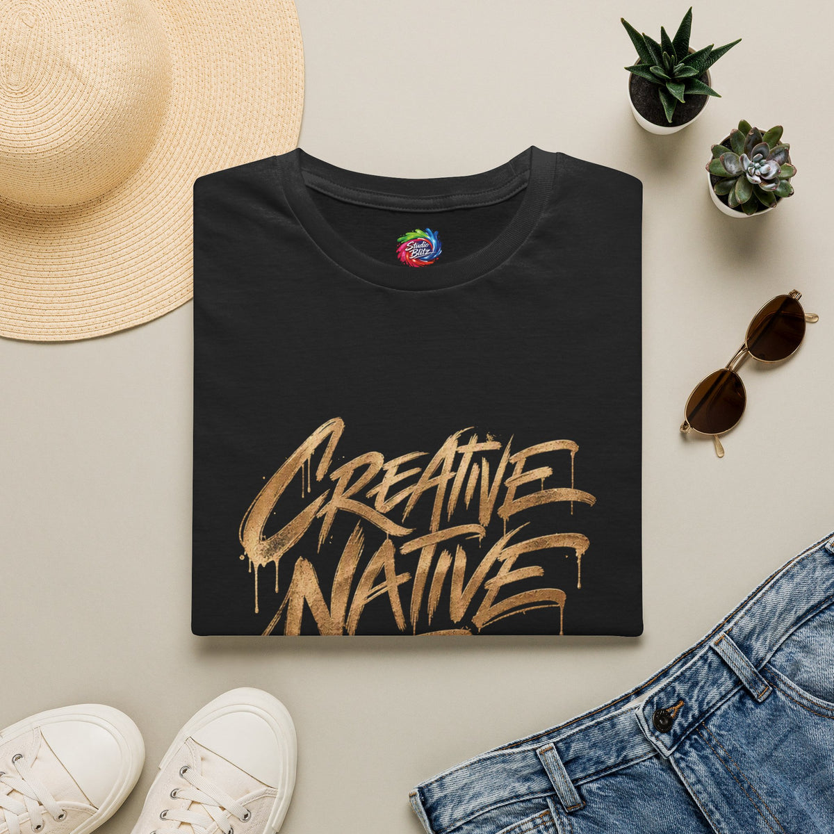 Creative Native Graphic T-Shirt
