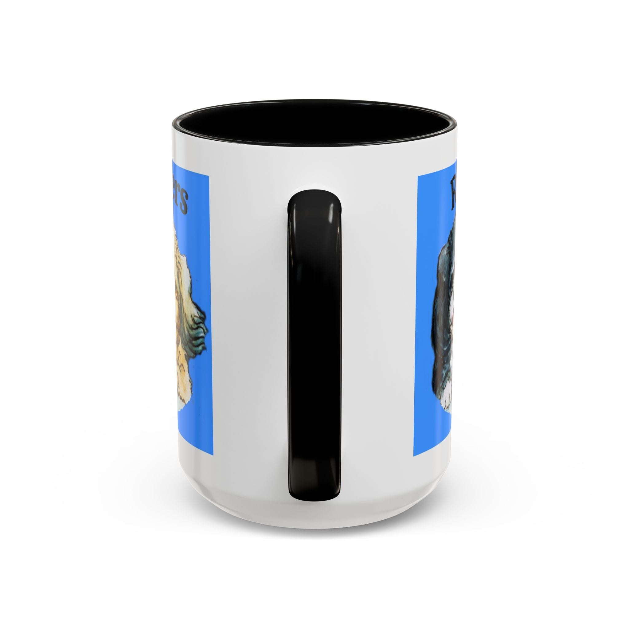 Ruff Riders Dog Mug — Cute Dog Car Riding Duo Accent Mug (11/15oz)
