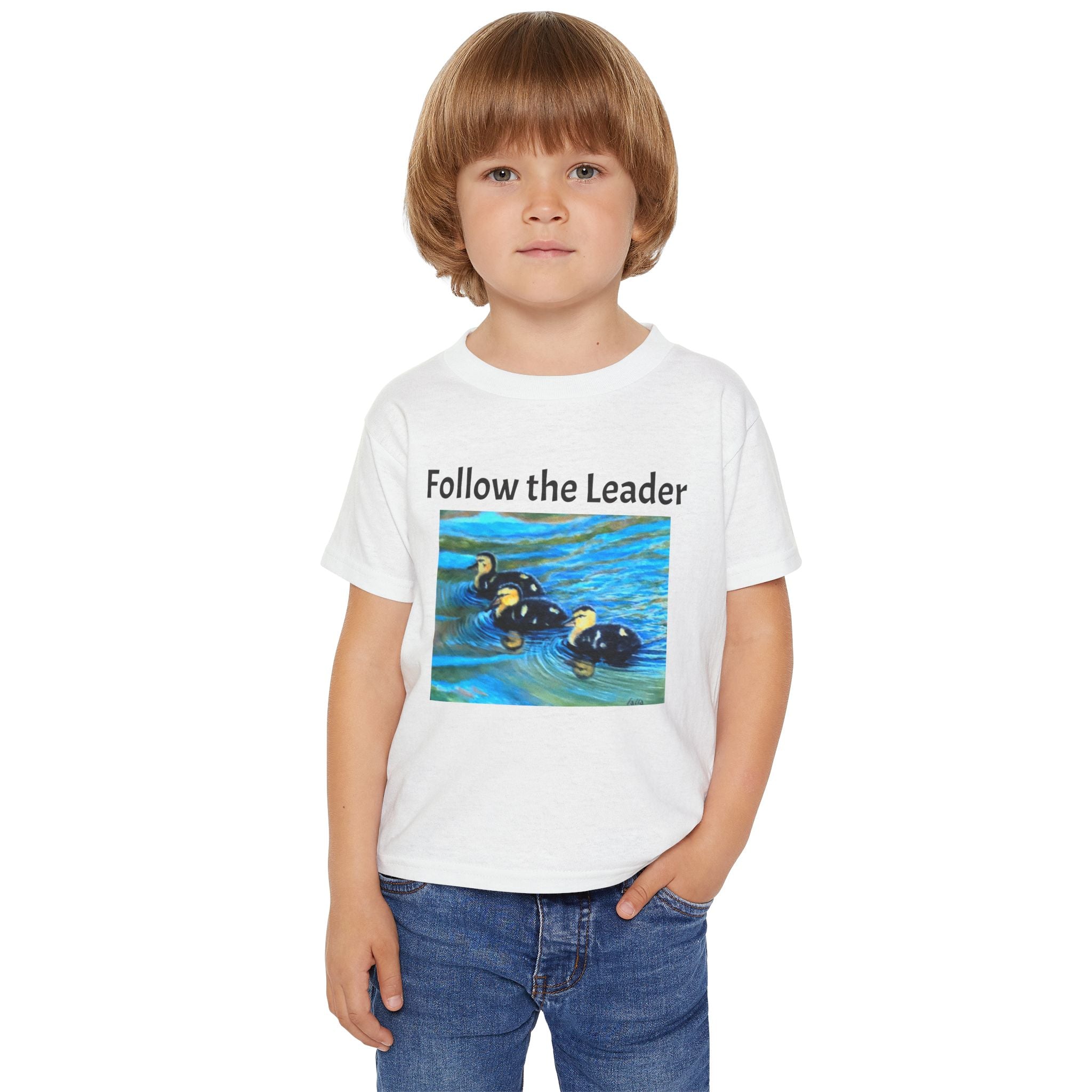 Nature-Inspired Toddler T-Shirt with Adorable Animal Art by Studio Blitz
