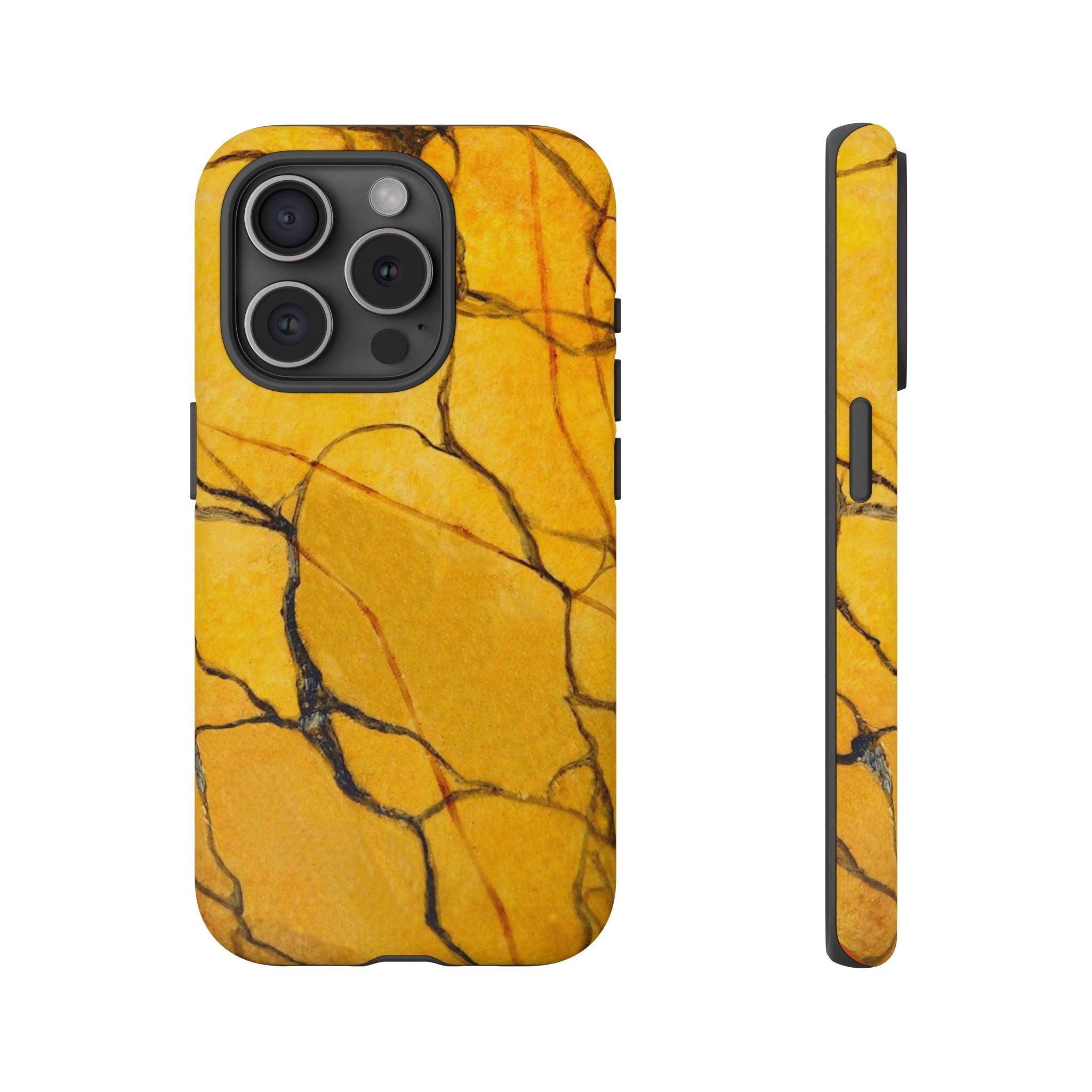 Phone Case - Sexy Gold Marble Design with Tough Protective Cover