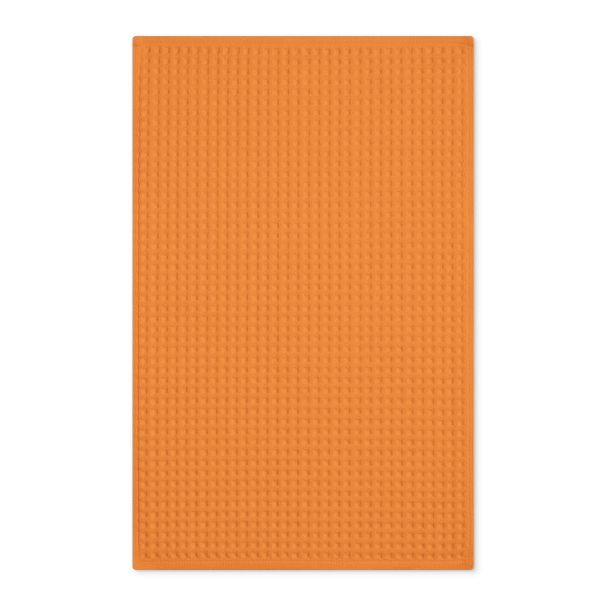 Autumn Harvest Pumpkin Tea Towel — Double-Sided Waffle Weave Kitchen Towel