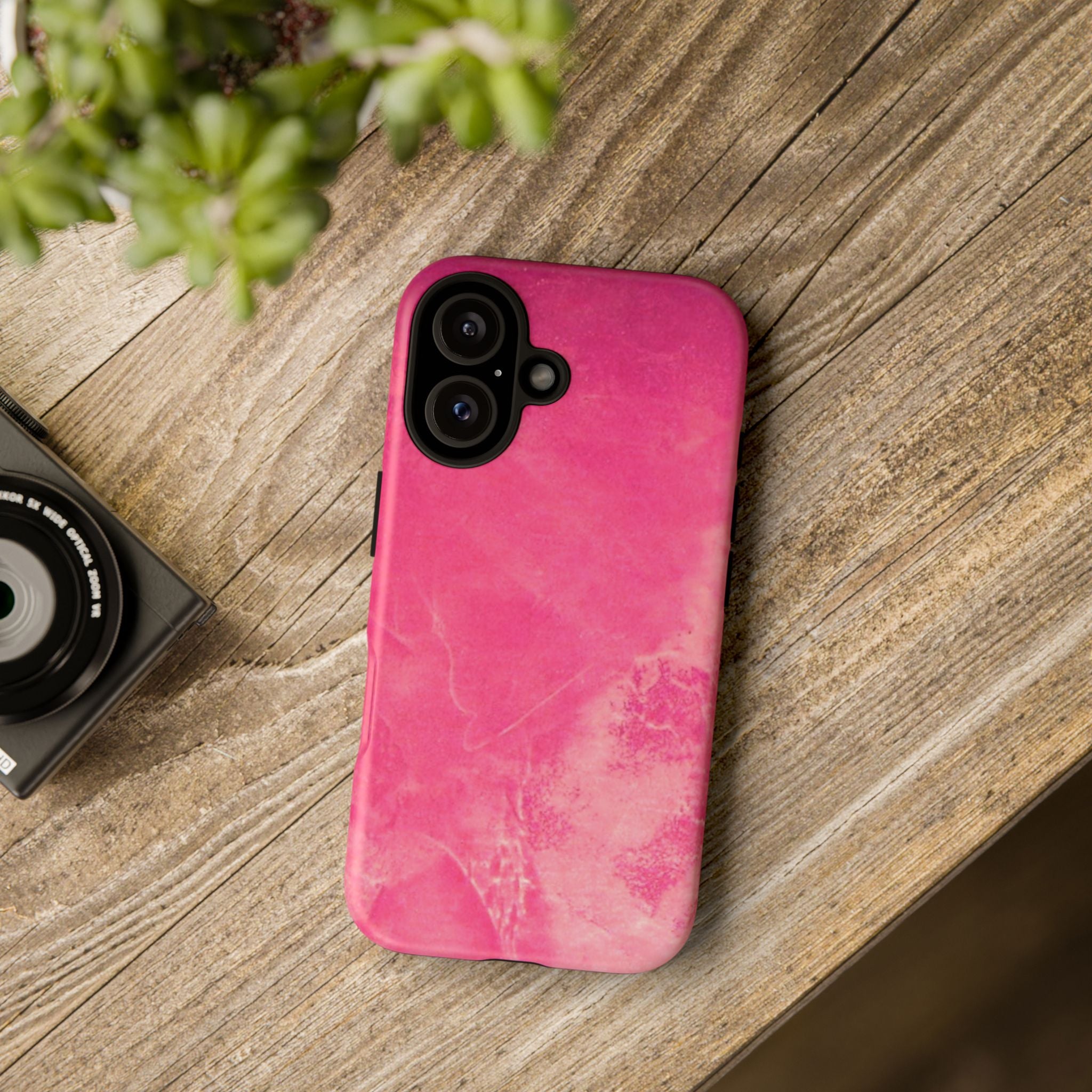 Phone Case - Pink Abstract Art Design - durable & stylish