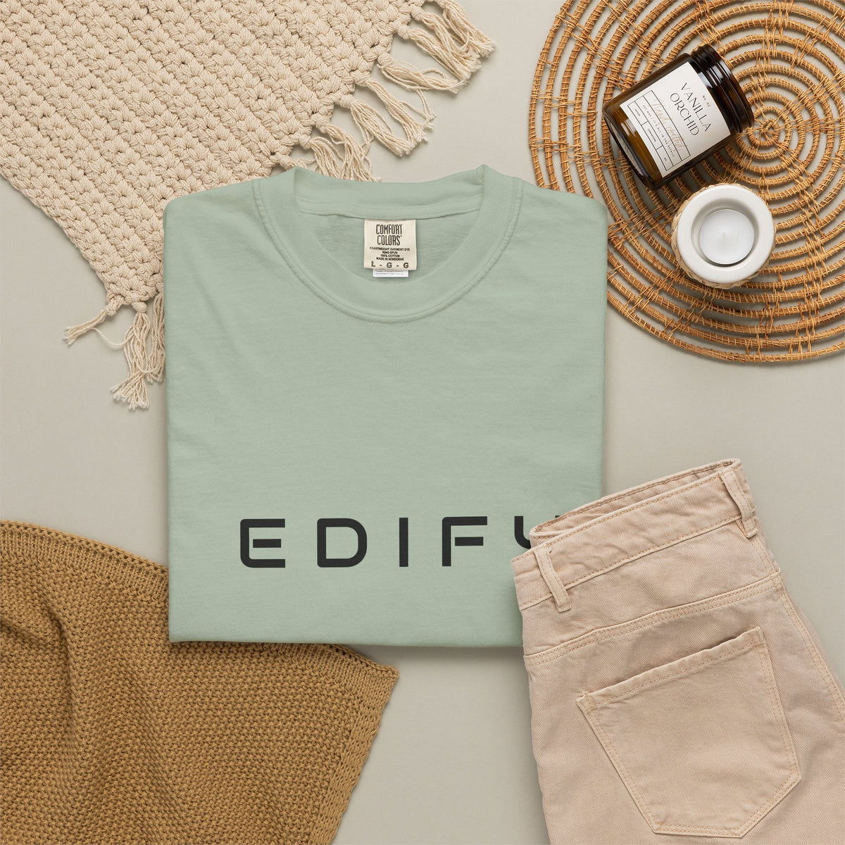 Edify Minimalist Lettering T-Shirt