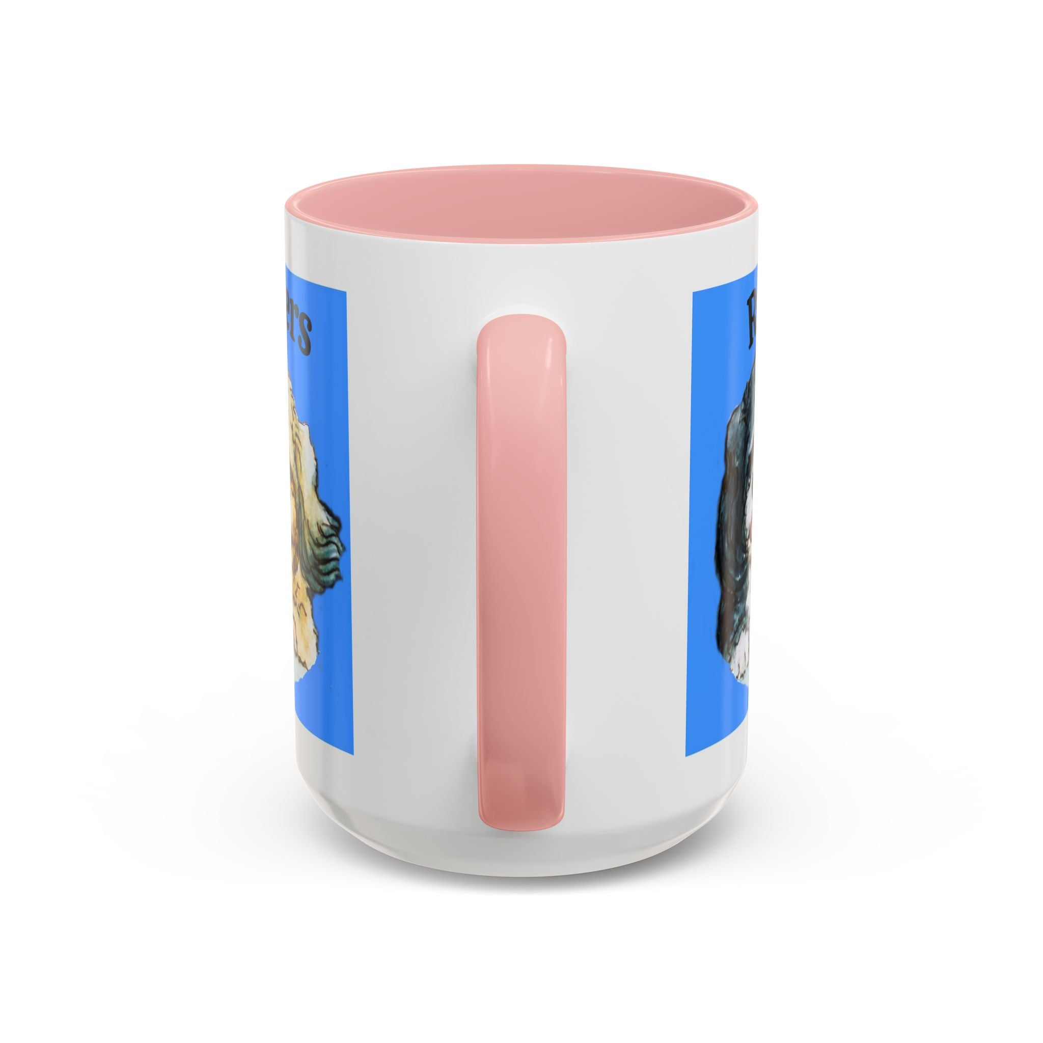 Ruff Riders Dog Mug — Cute Dog Car Riding Duo Accent Mug (11/15oz)