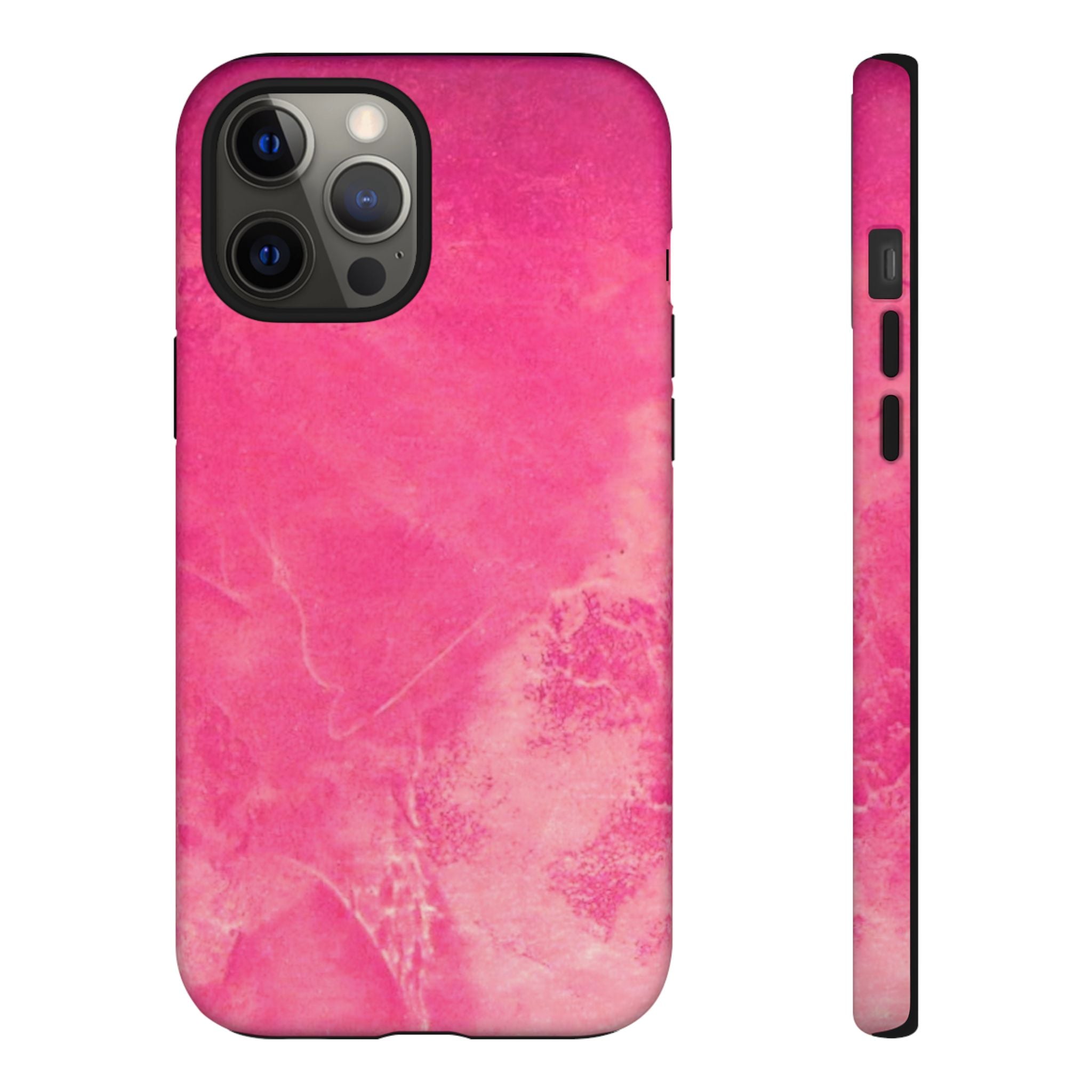 Phone Case - Pink Abstract Art Design - durable & stylish