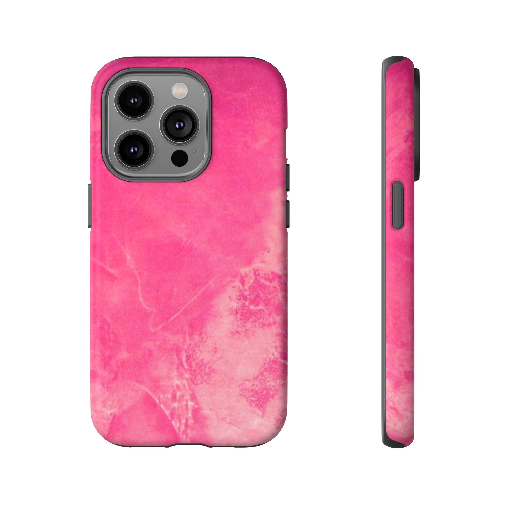 Phone Case - Pink Abstract Art Design - durable & stylish