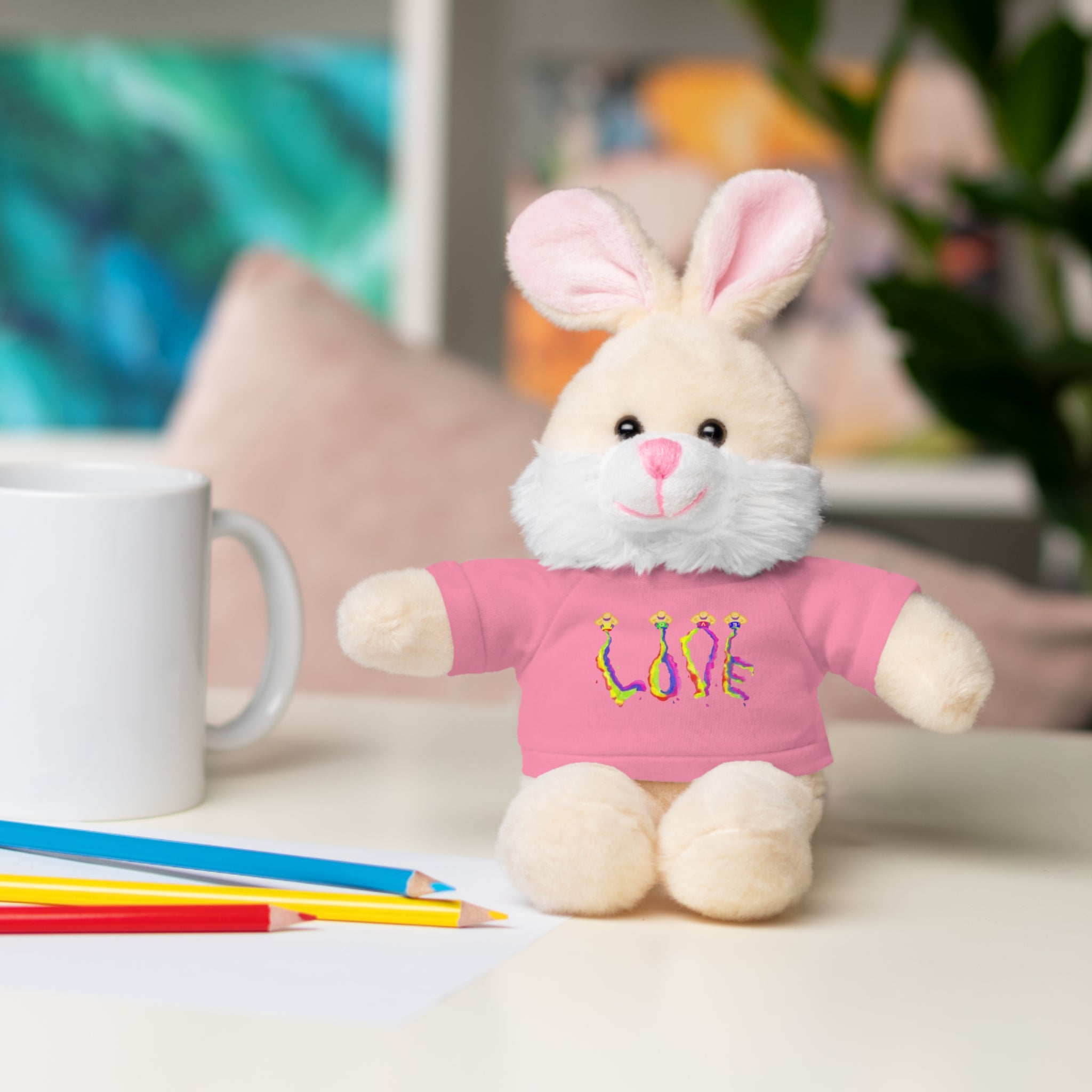 Loveable Stuffed Animals with a Love Tee by Studio Blitz