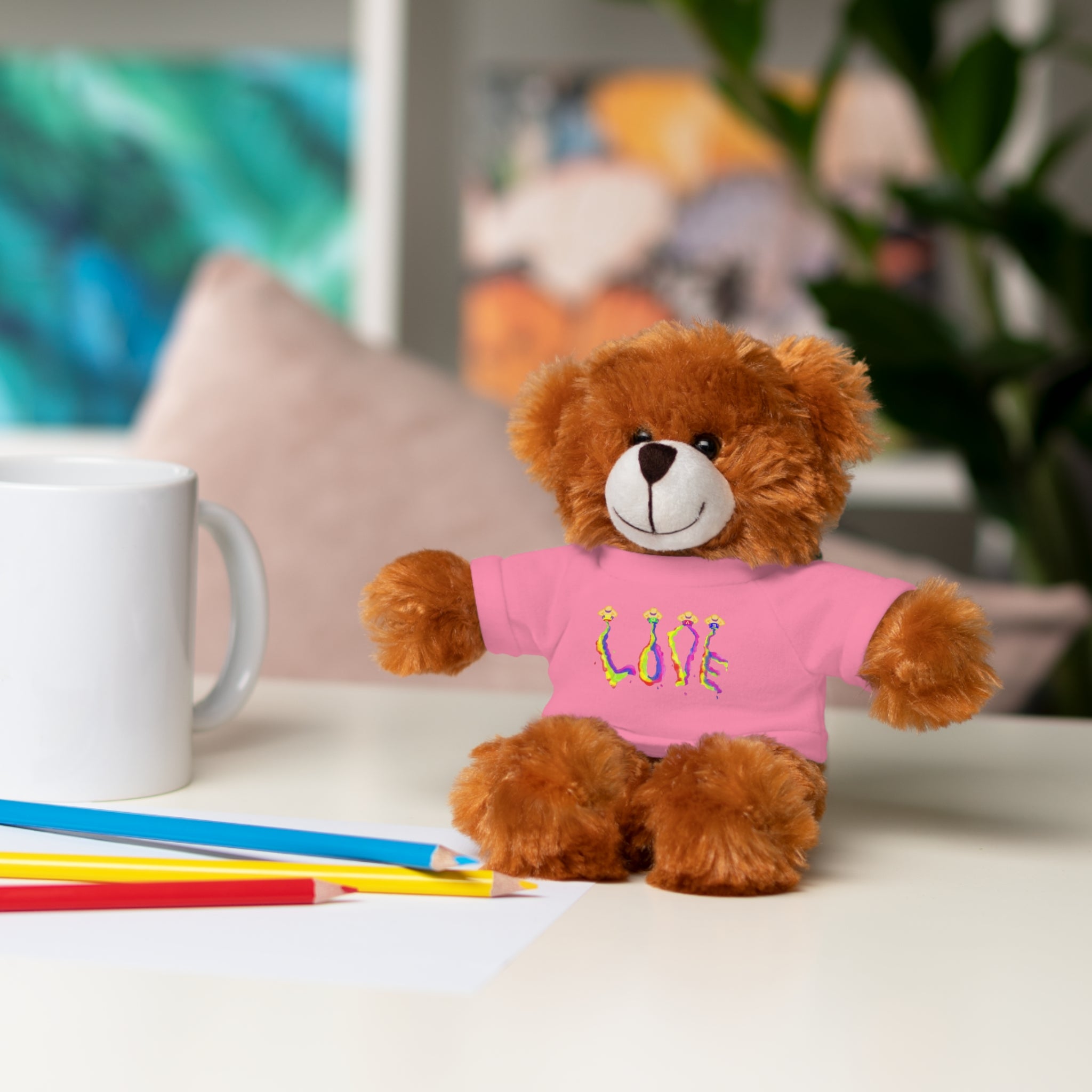 Loveable Stuffed Animals with a Love Tee by Studio Blitz
