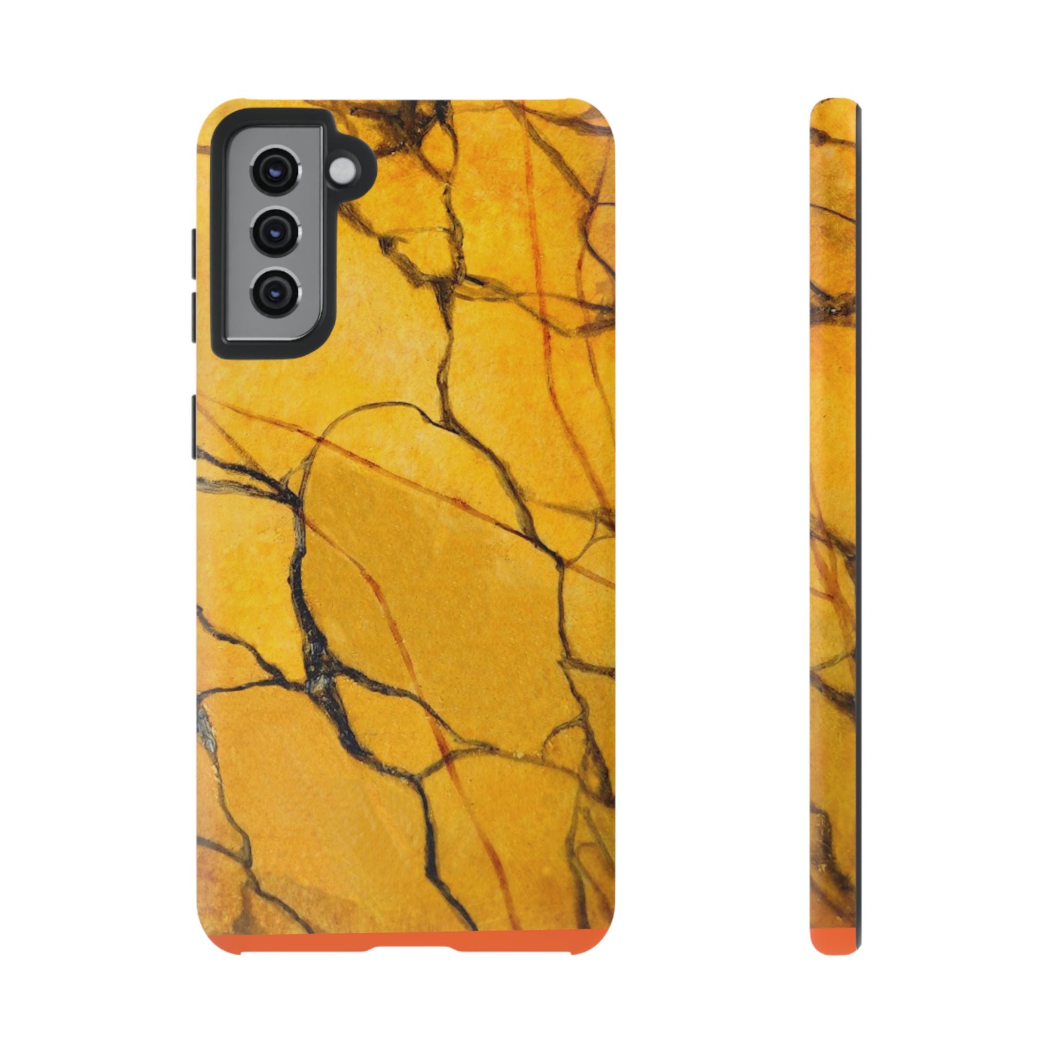 Phone Case - Sexy Gold Marble Design with Tough Protective Cover