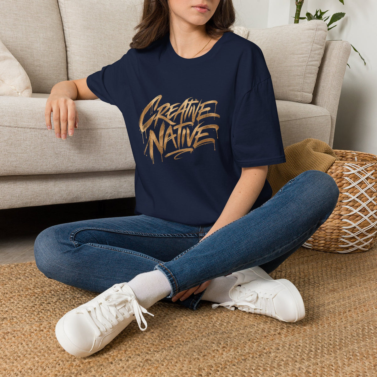 Creative Native Graphic T-Shirt