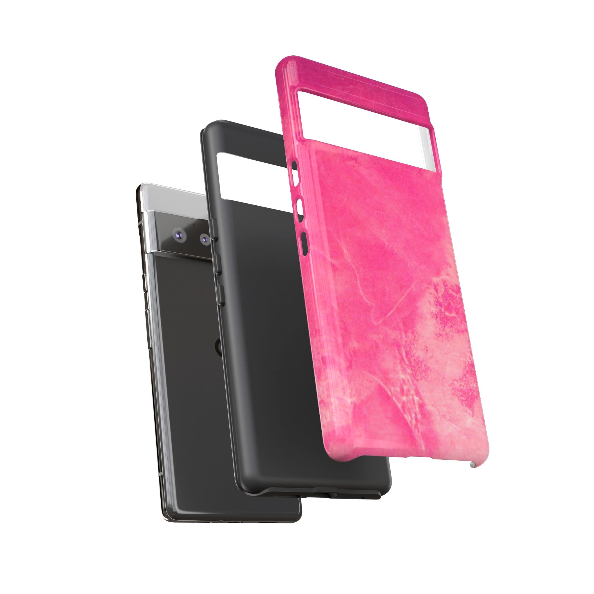 Phone Case - Pink Abstract Art Design - durable & stylish