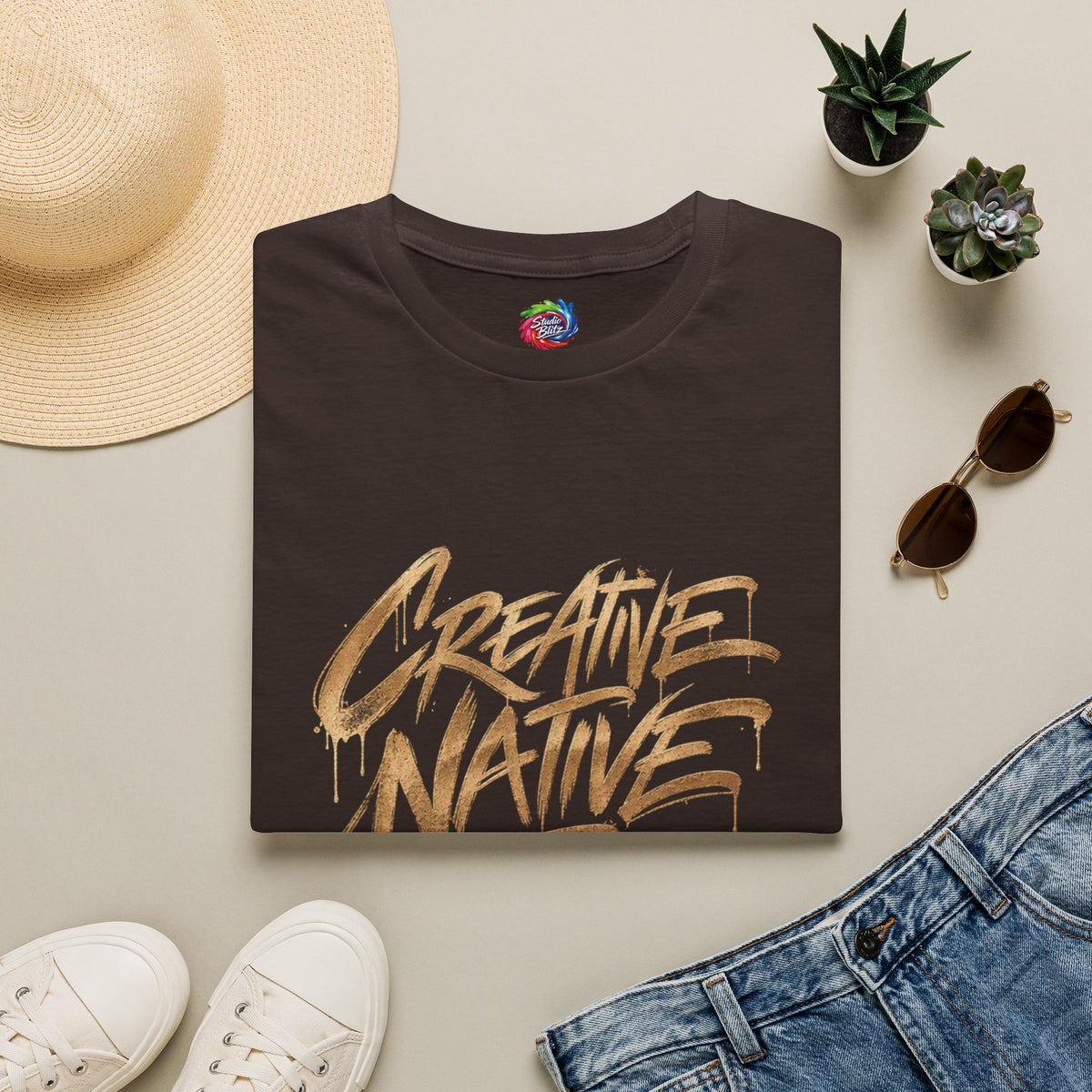Creative Native Graphic T-Shirt