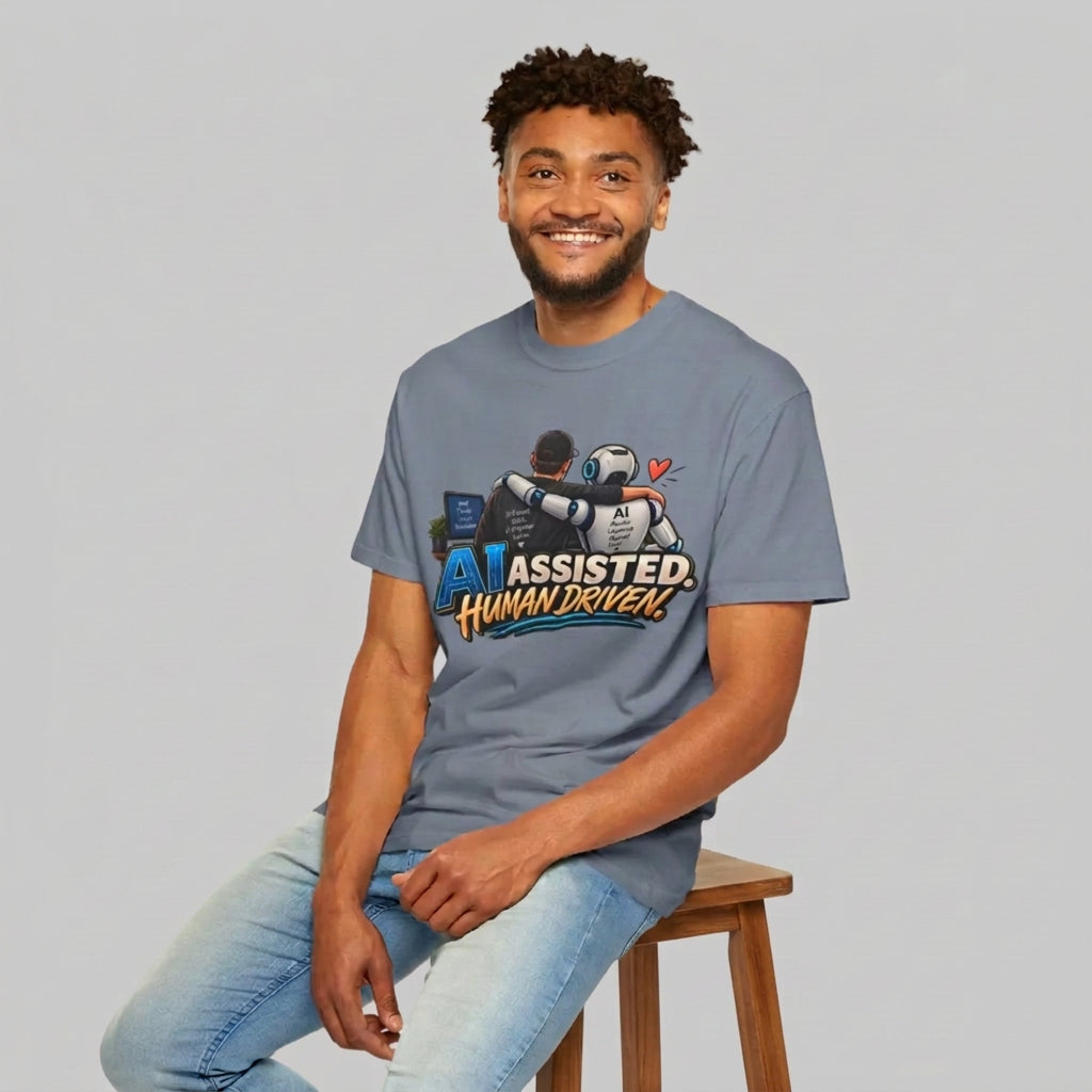 AI Assisted Human Driven Graphic T-Shirt