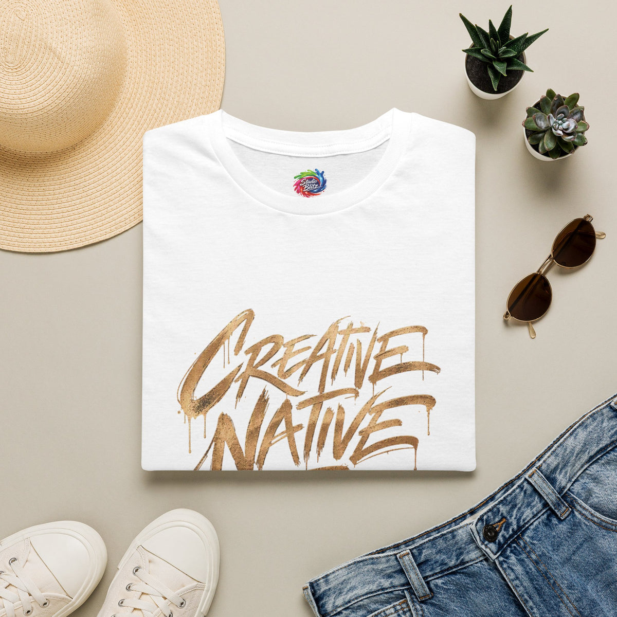 Creative Native Graphic T-Shirt