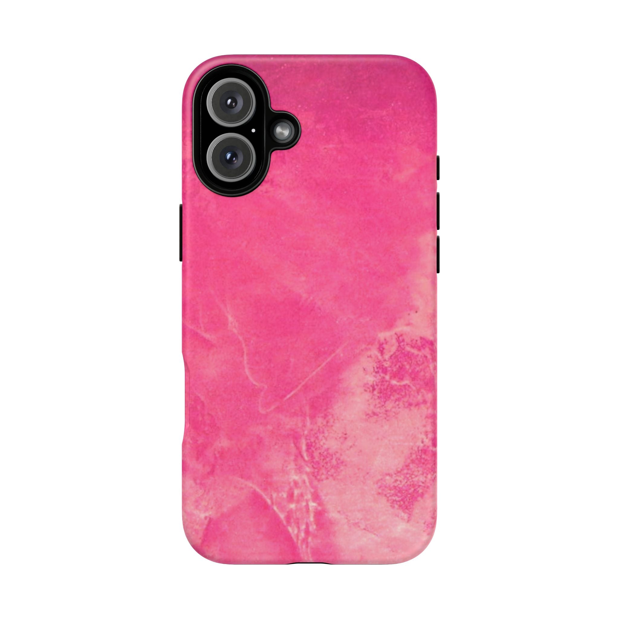 Phone Case - Pink Abstract Art Design - durable & stylish