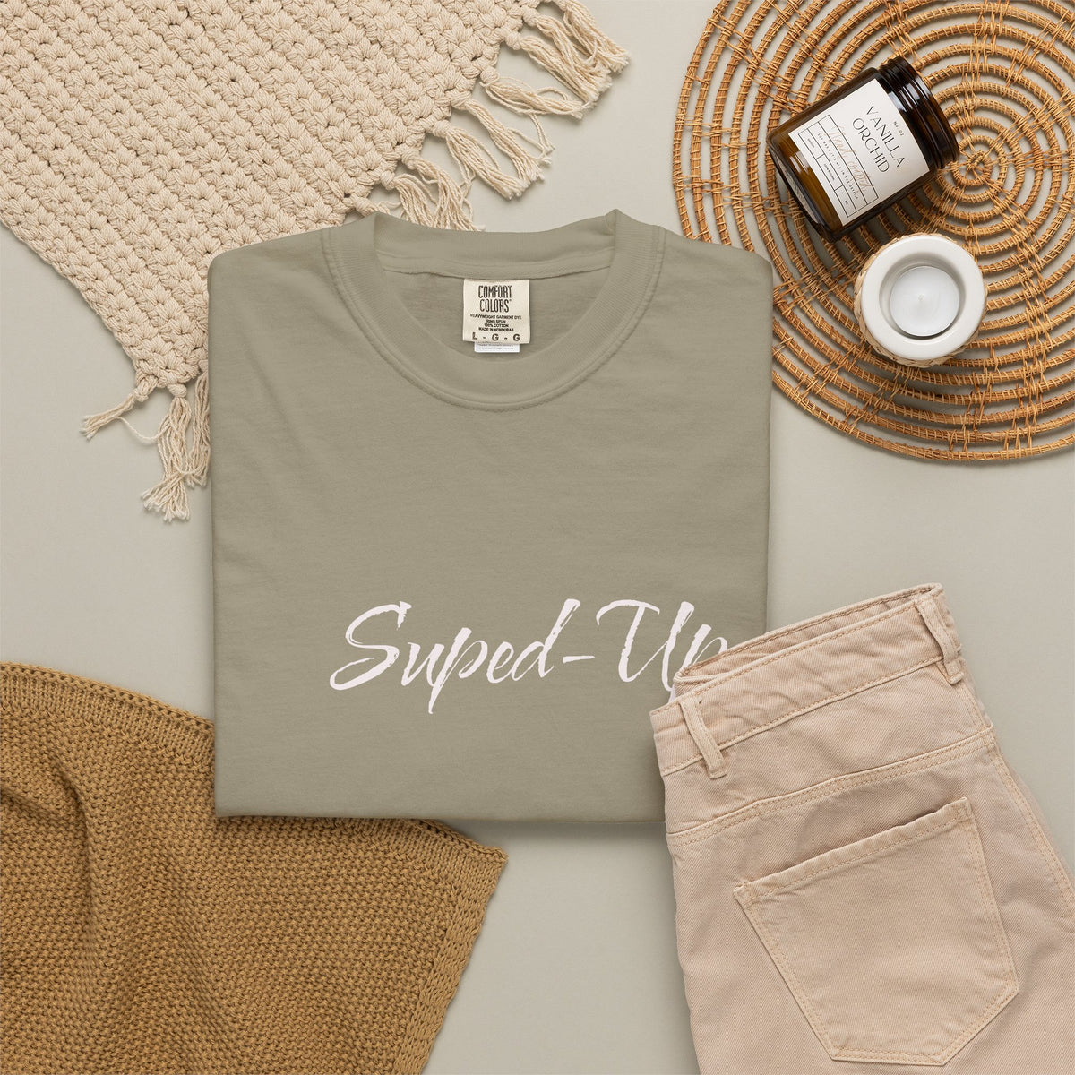 Suped-Up Minimalist Lettering T-Shirt