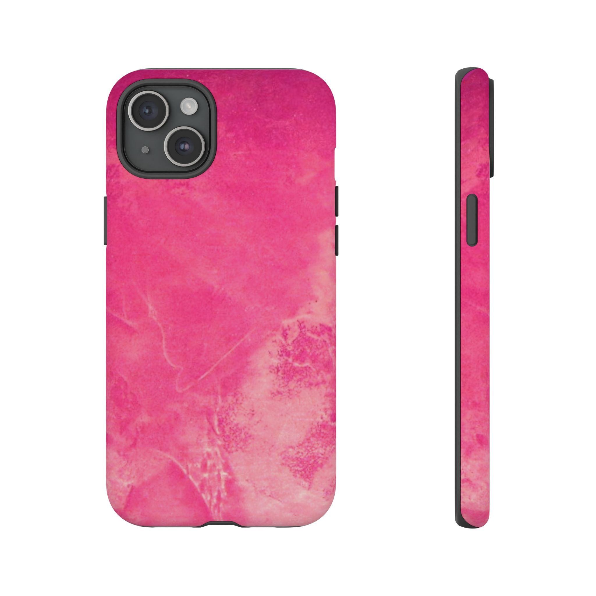 Phone Case - Pink Abstract Art Design - durable & stylish