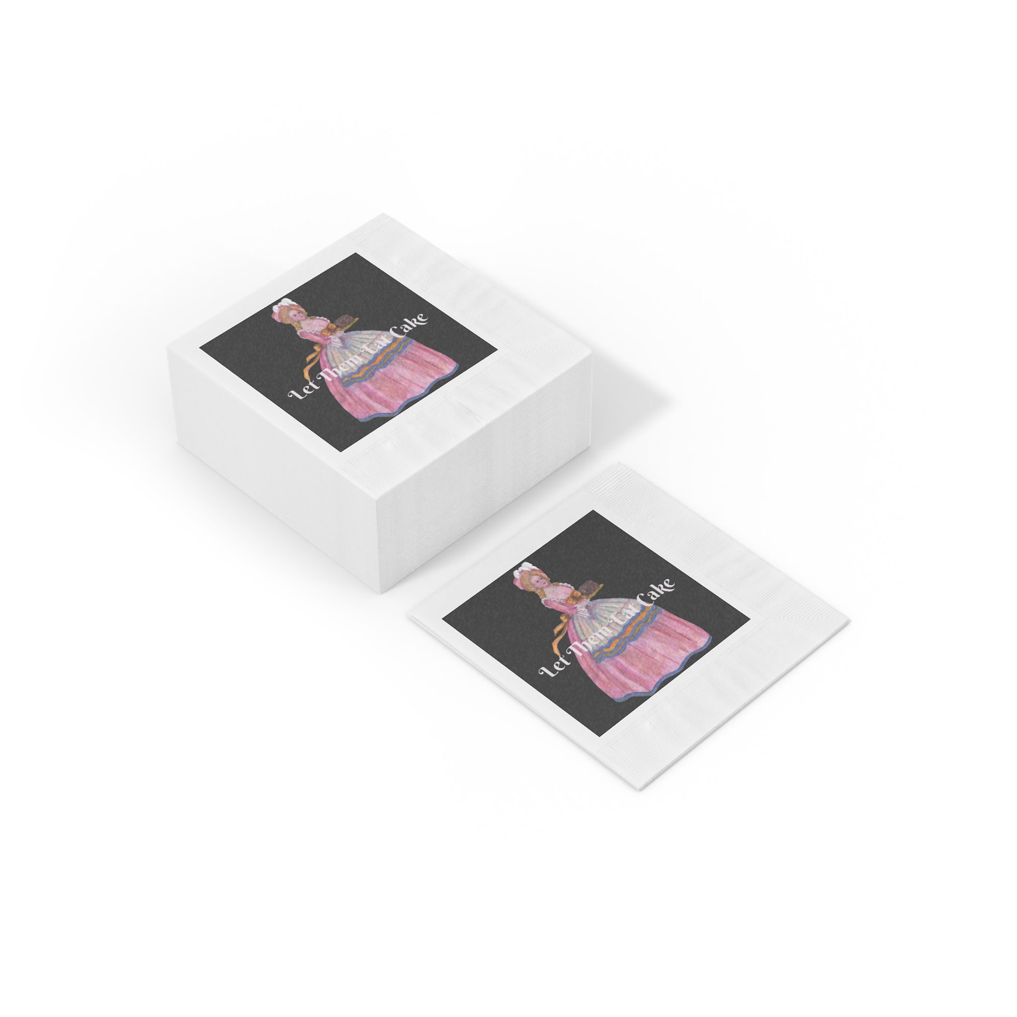 Napkins - Elegant 'Let Them Eat Cake' Design by Studio Blitz