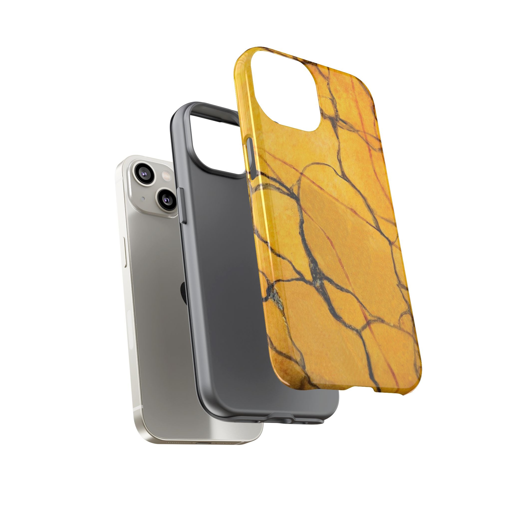 Phone Case - Sexy Gold Marble Design with Tough Protective Cover