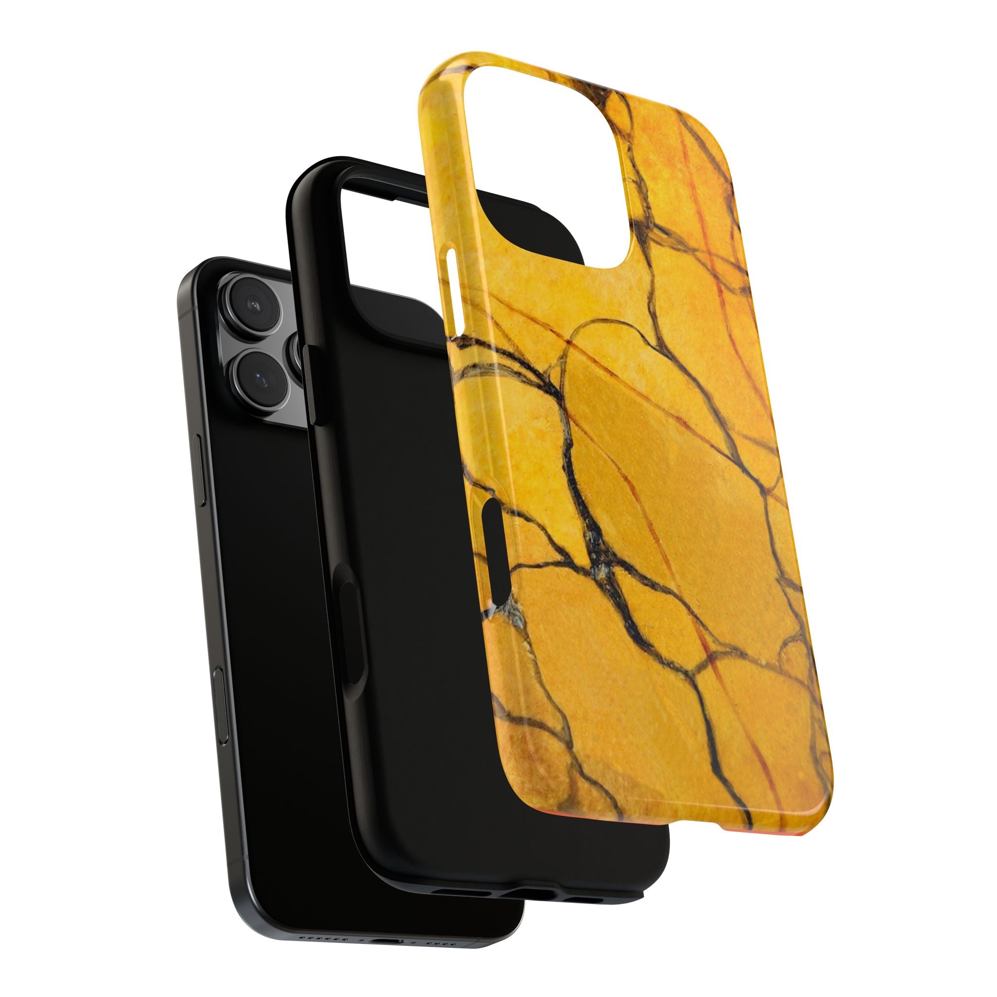 Phone Case - Sexy Gold Marble Design with Tough Protective Cover