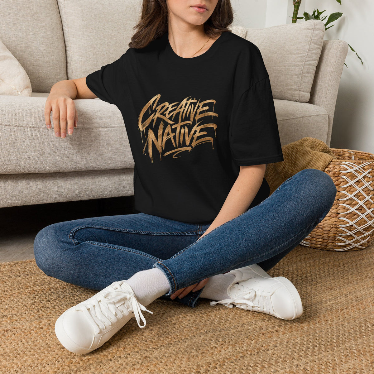 Creative Native Graphic T-Shirt