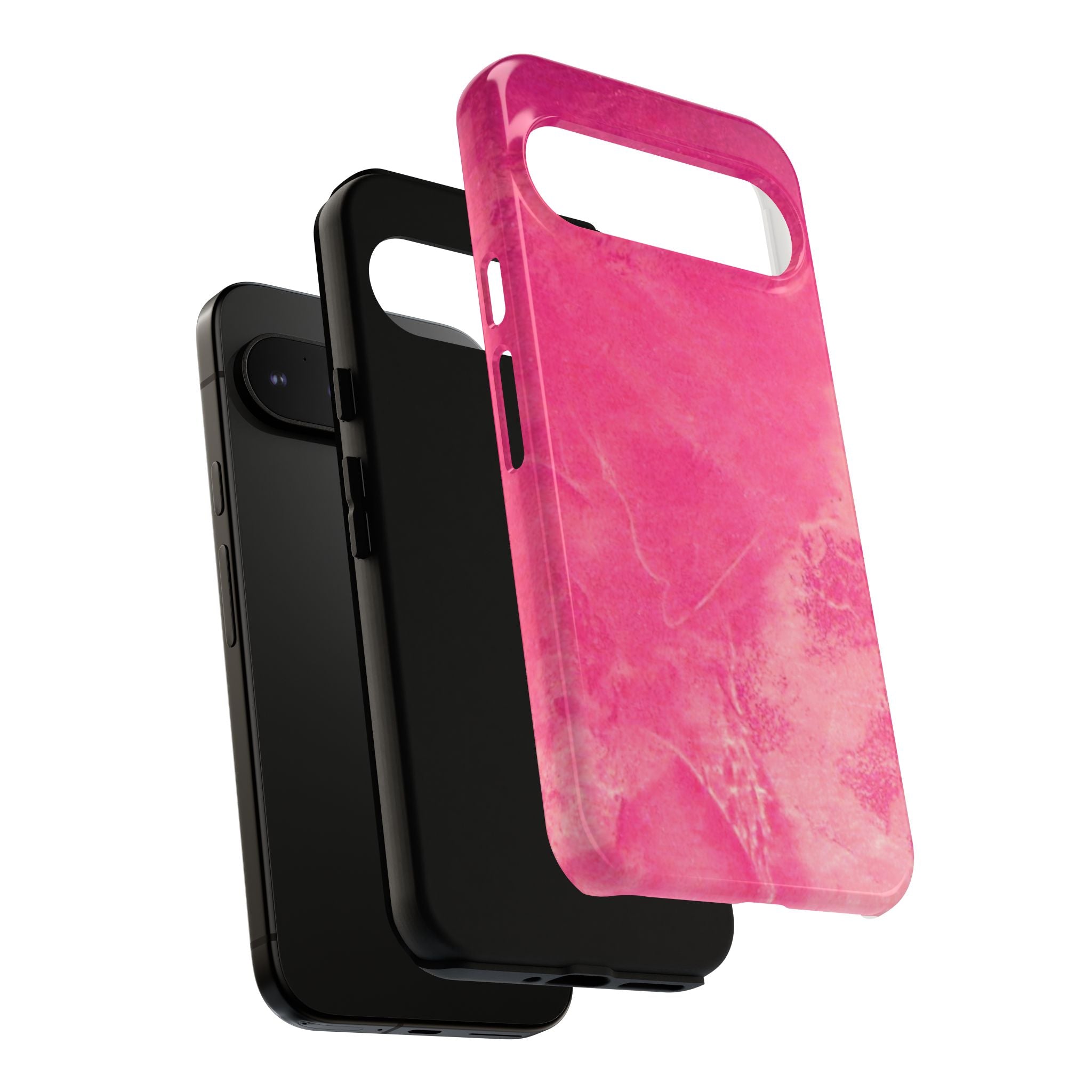 Phone Case - Pink Abstract Art Design - durable & stylish