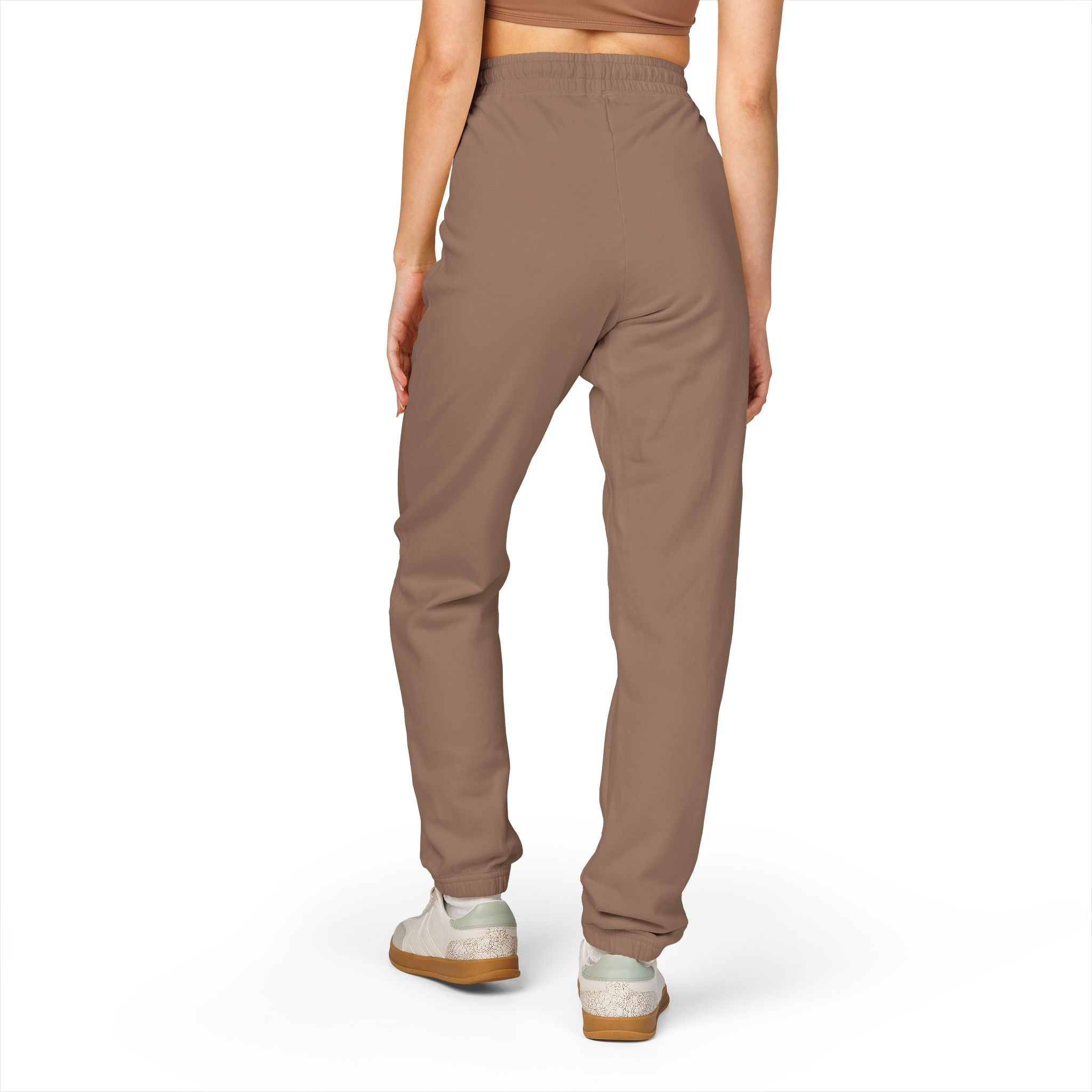 Fleece Sweatpants - Vibrant Cannabis Leaf Design by Studio Blitz