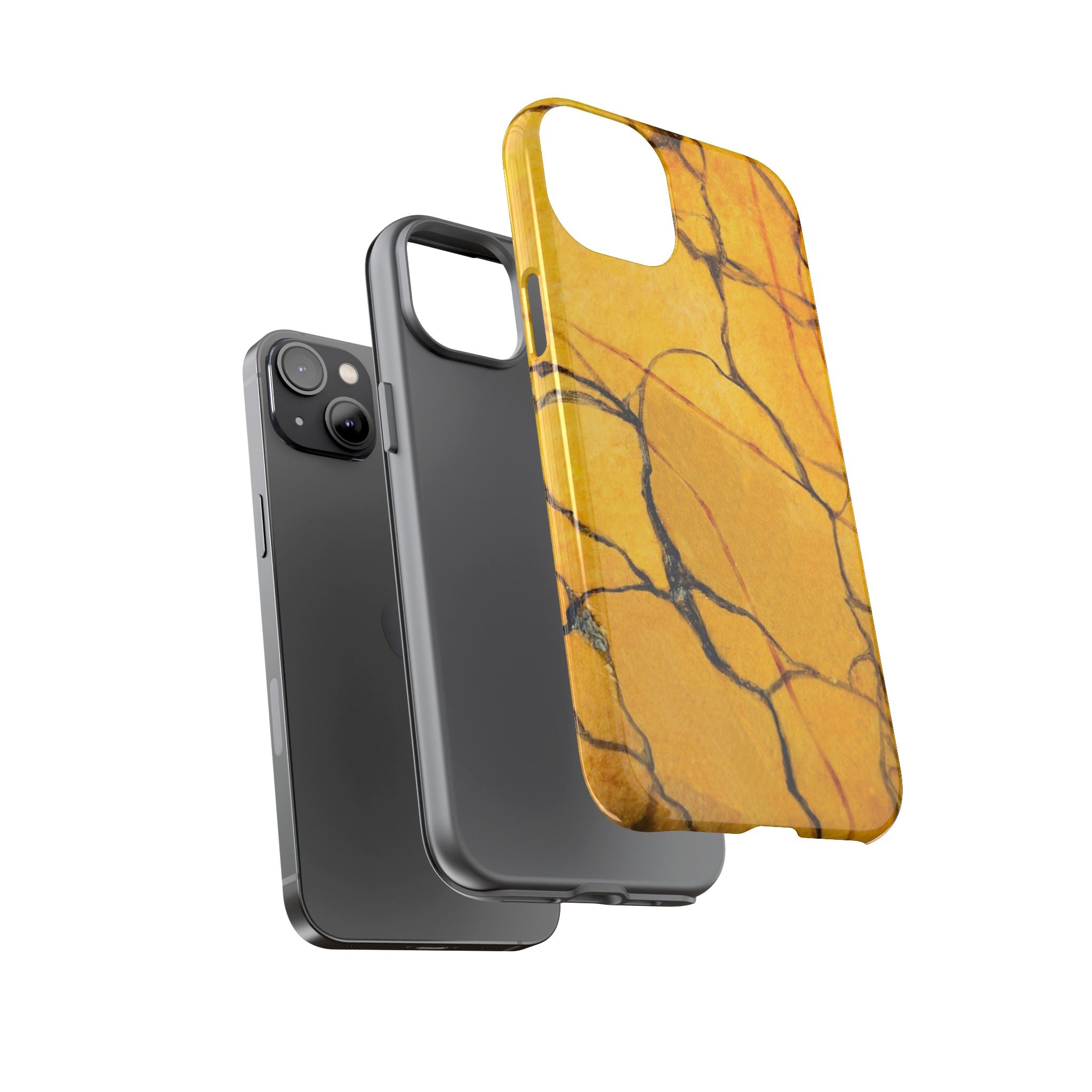Phone Case - Sexy Gold Marble Design with Tough Protective Cover