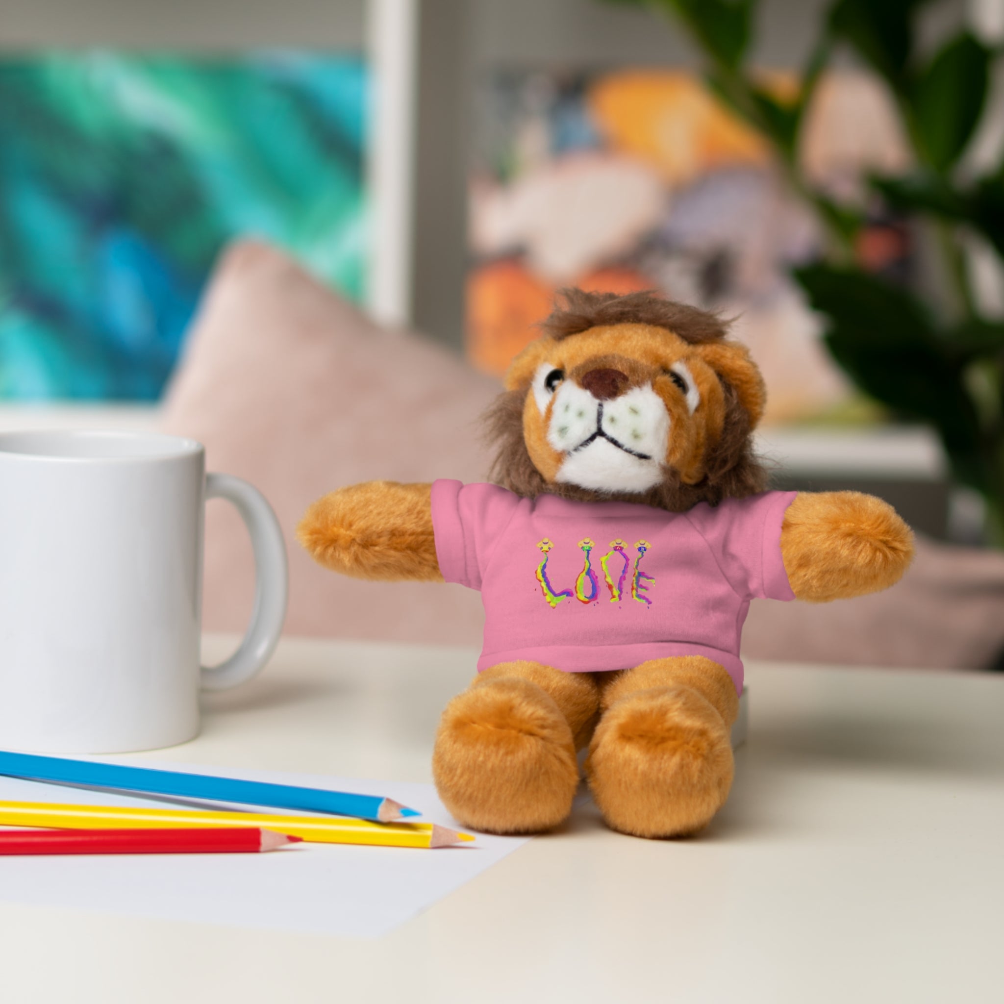 Loveable Stuffed Animals with a Love Tee by Studio Blitz
