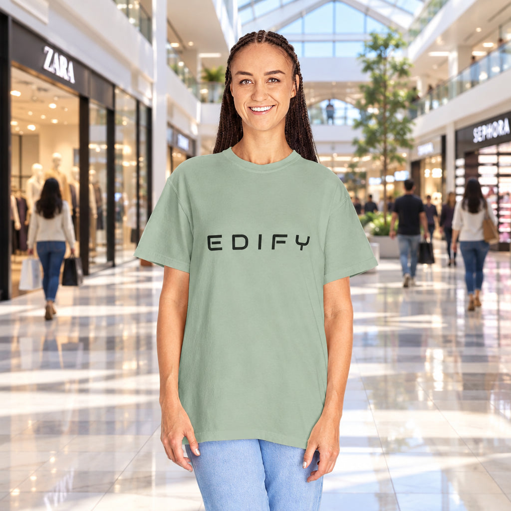Edify Minimalist Lettering T-Shirt