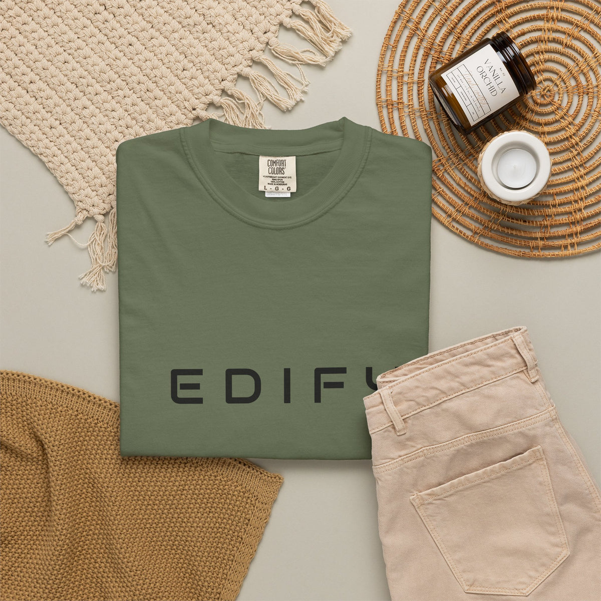 Edify Minimalist Lettering T-Shirt