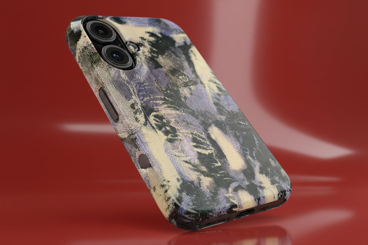Phone case for your wild side in Elephant Abstract in Tough UV Resistant Matte or Glossy Case