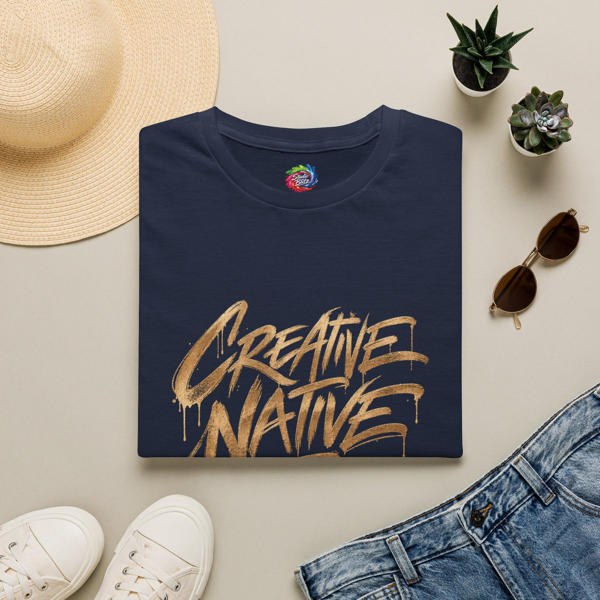 Creative Native Graphic T-Shirt