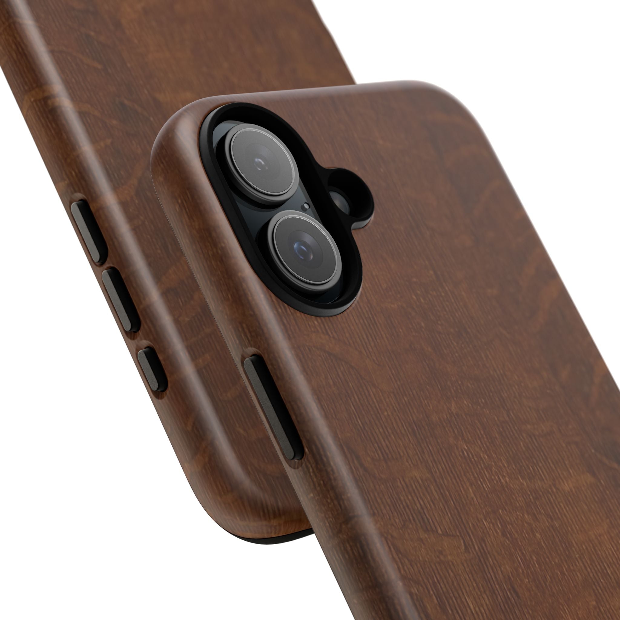 Phone case with 3D Wrap Unique Wood Grain Design - Tough and Durable in Glossy or Matte finish