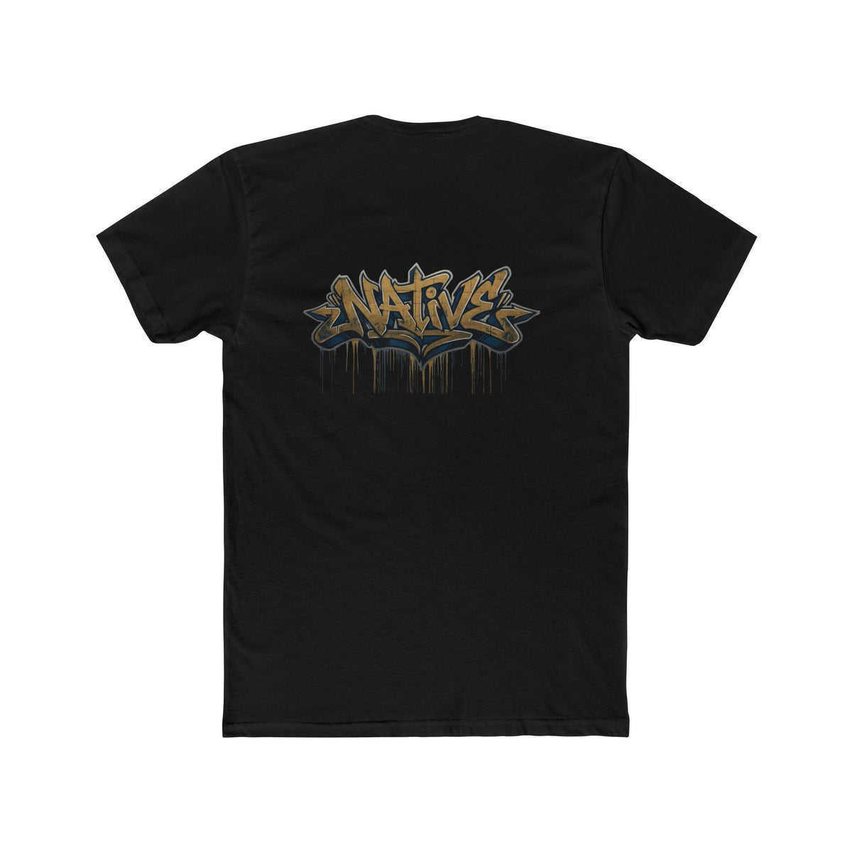 Unisex Native Graffiti Graphic on Back of T-Shirt