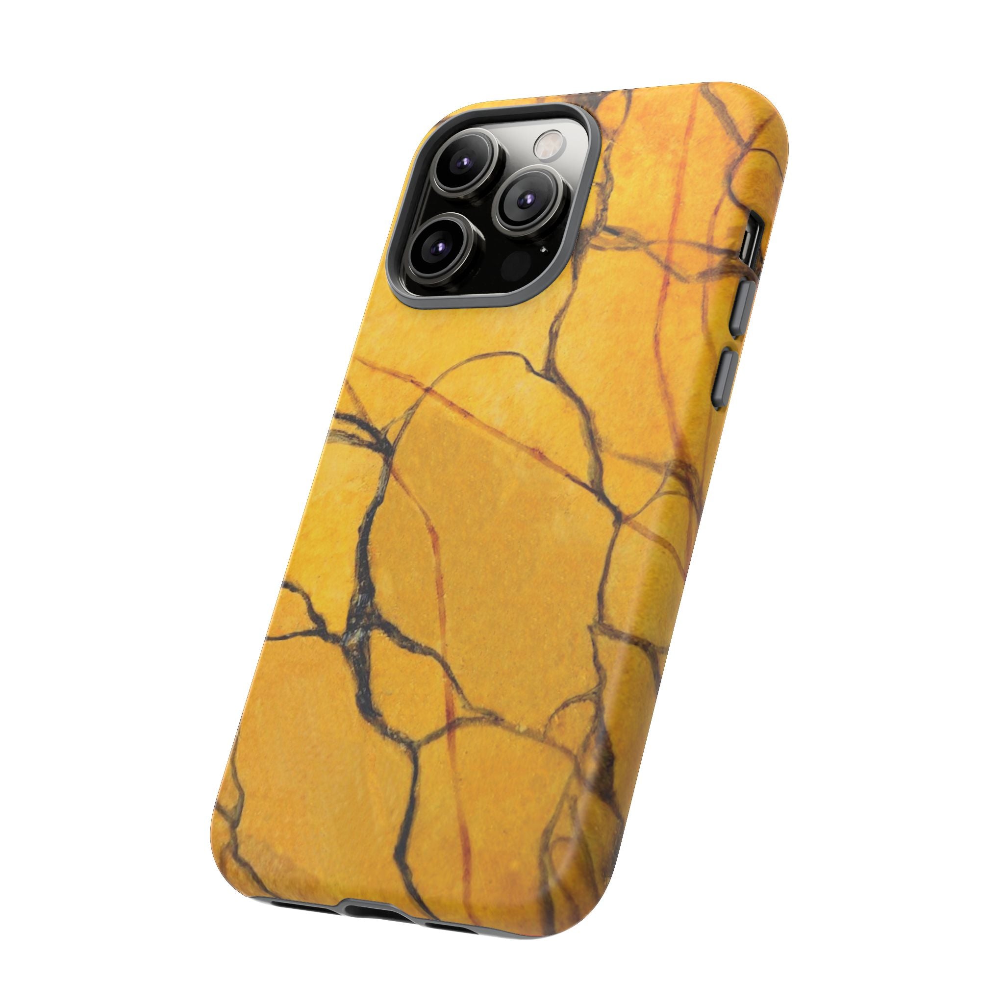 Phone Case - Sexy Gold Marble Design with Tough Protective Cover