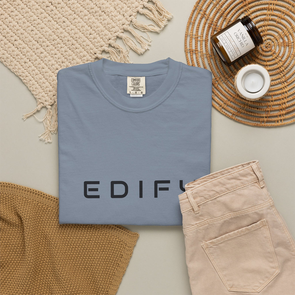 Edify Minimalist Lettering T-Shirt