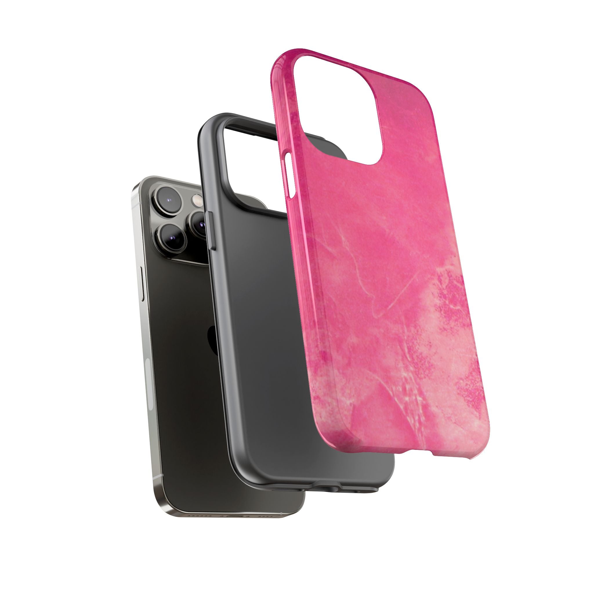 Phone Case - Pink Abstract Art Design - durable & stylish