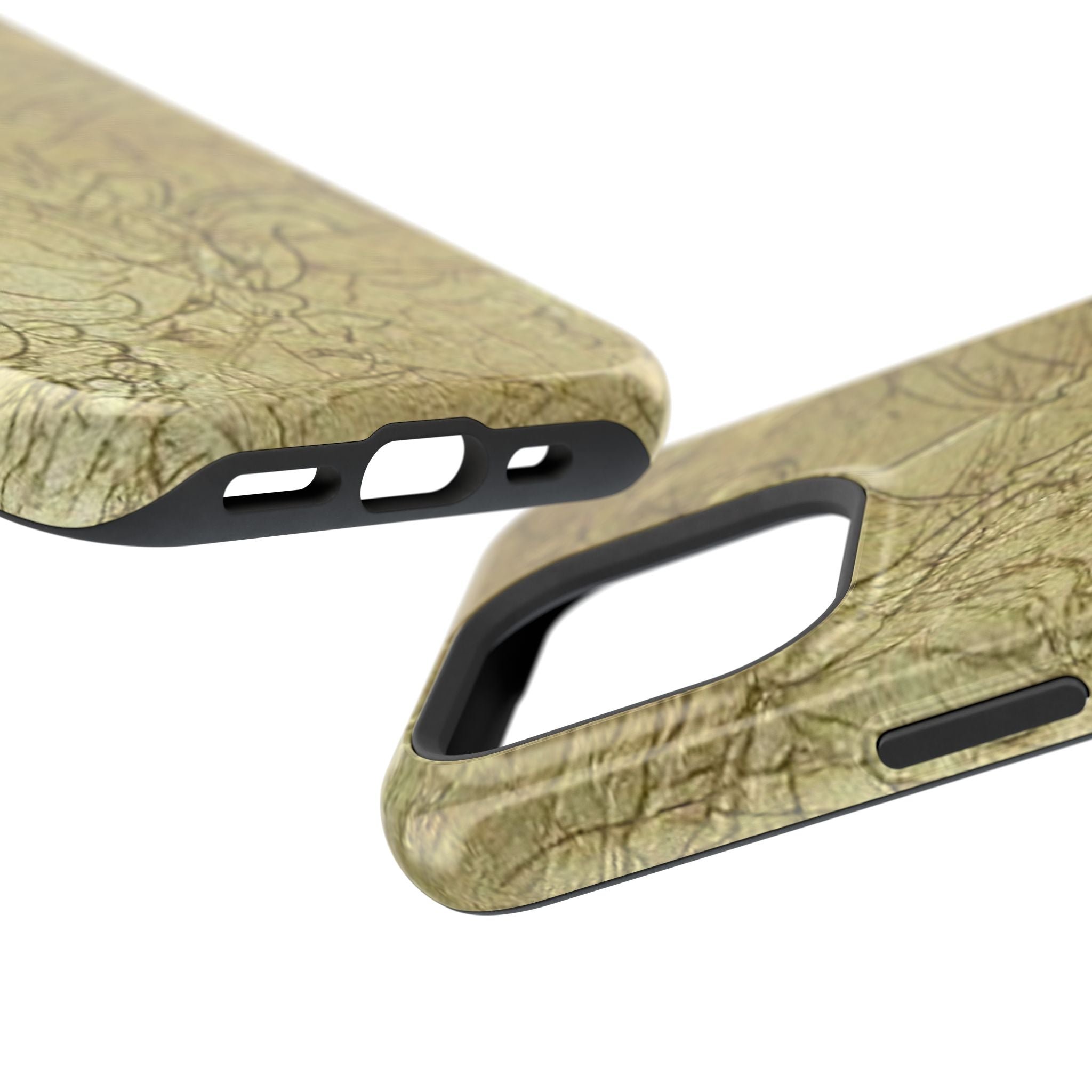 Phone Case - Magnetic Impact in Antique Gold Scroll