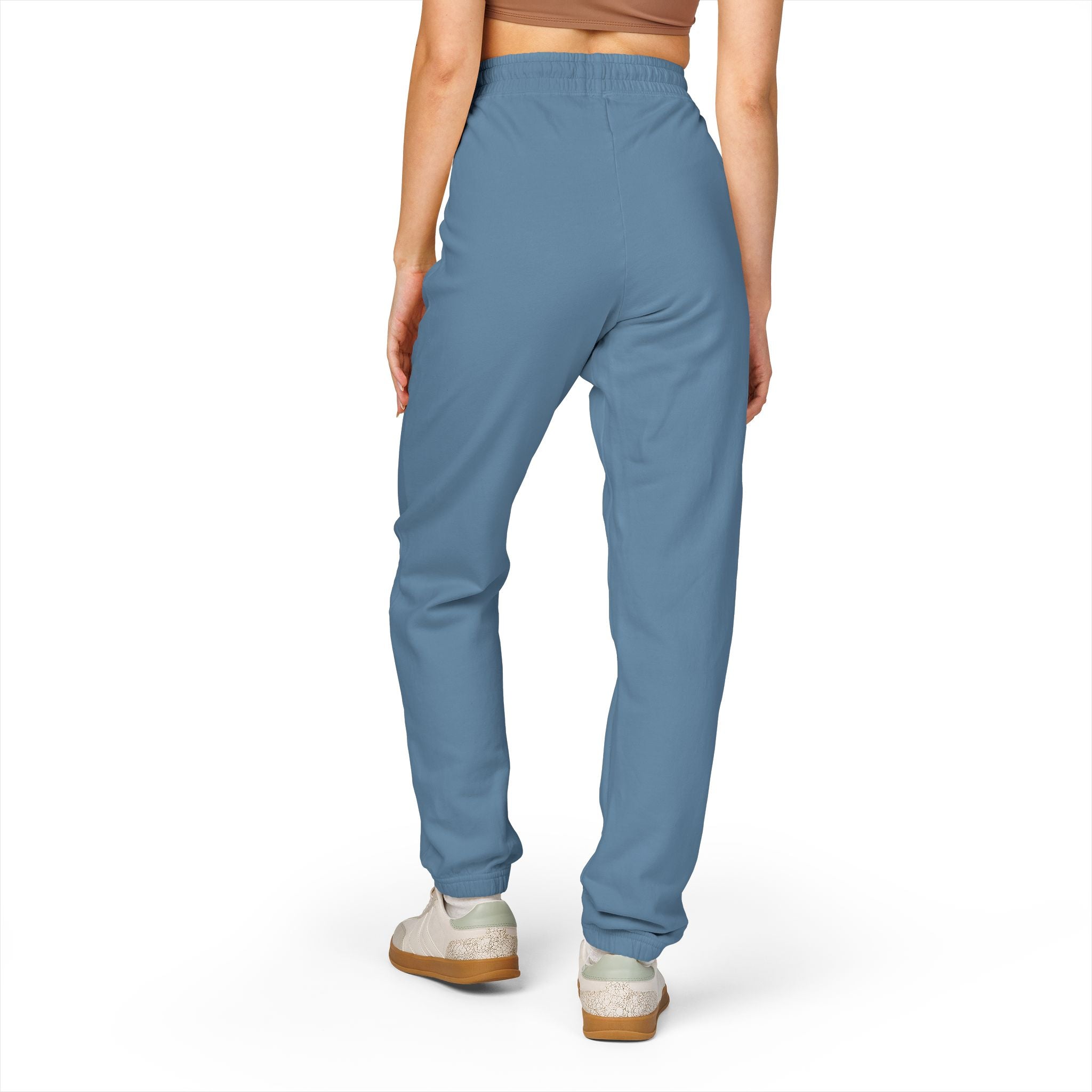 Fleece Sweatpants - Vibrant Cannabis Leaf Design by Studio Blitz
