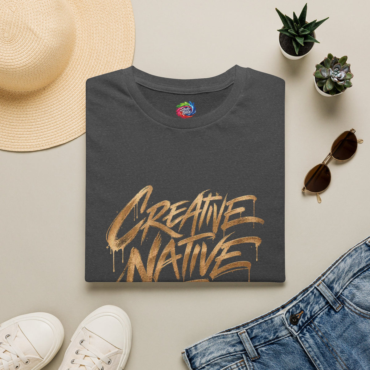 Creative Native Graphic T-Shirt