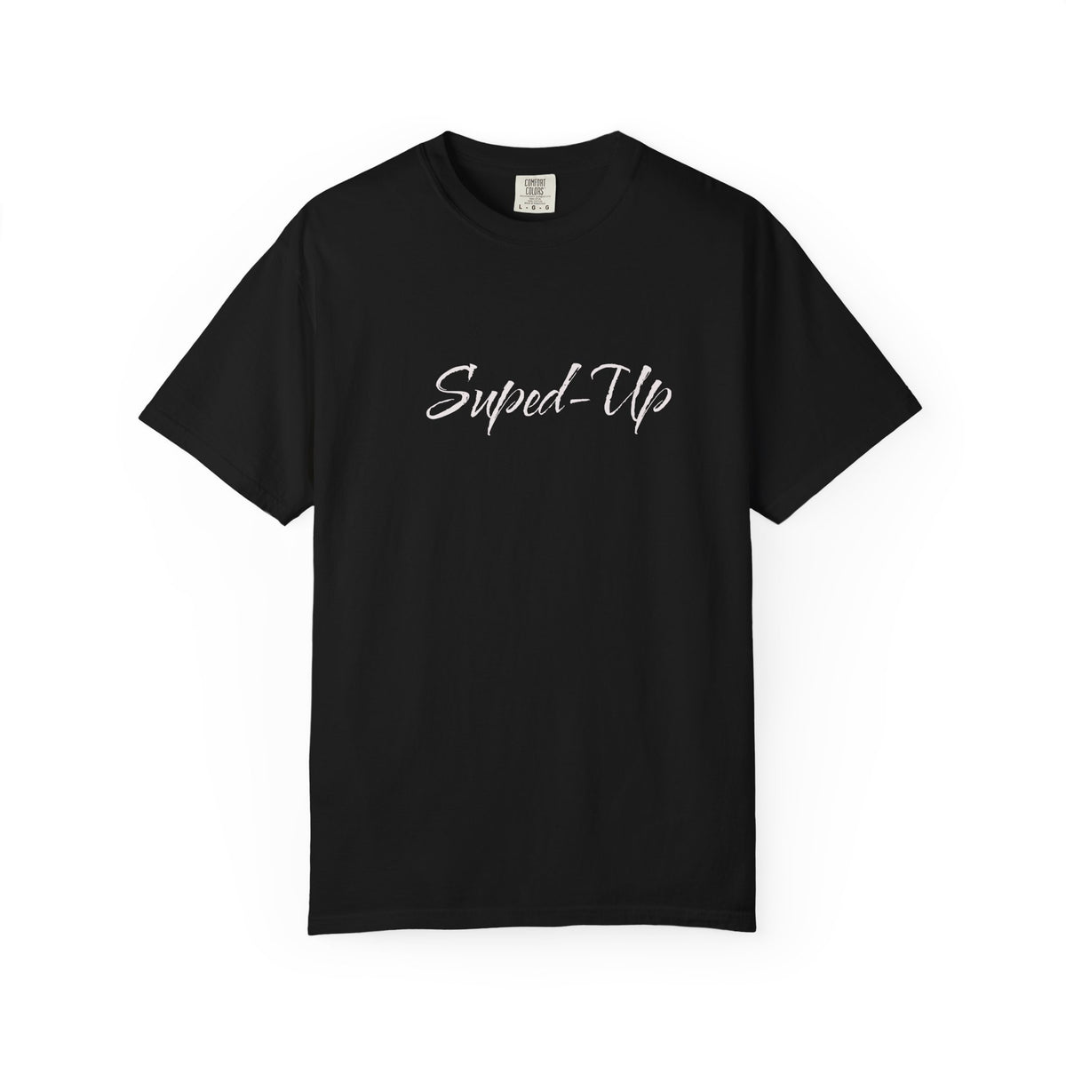 Suped-Up Minimalist Lettering T-Shirt