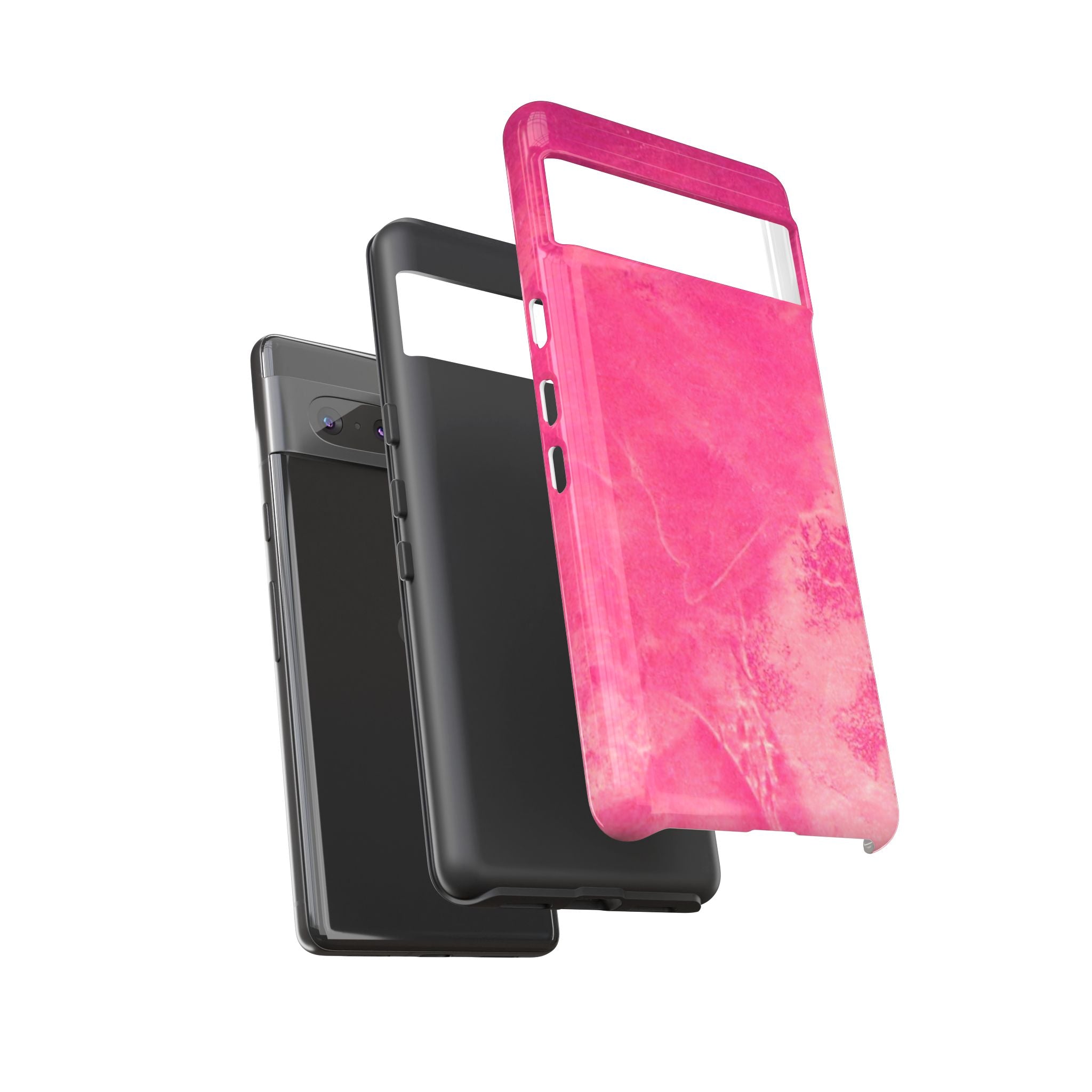 Phone Case - Pink Abstract Art Design - durable & stylish