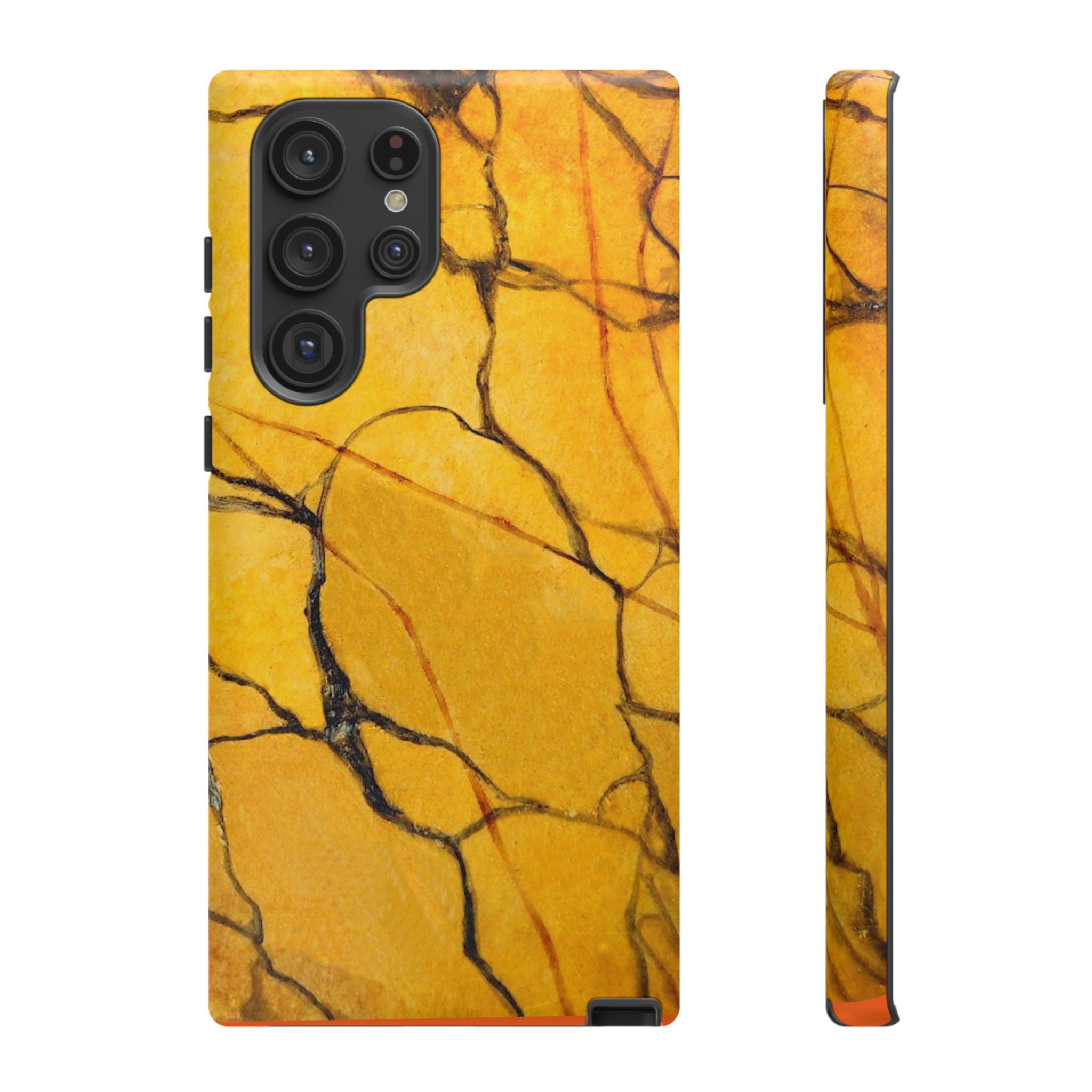 Phone Case - Sexy Gold Marble Design with Tough Protective Cover