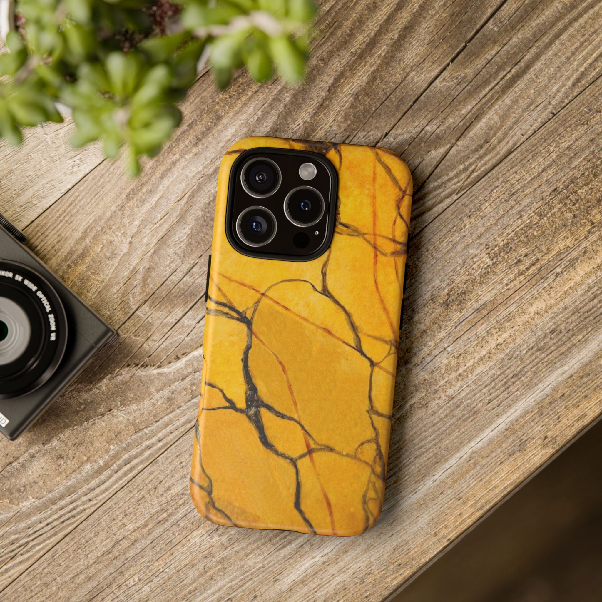 Phone Case - Sexy Gold Marble Design with Tough Protective Cover
